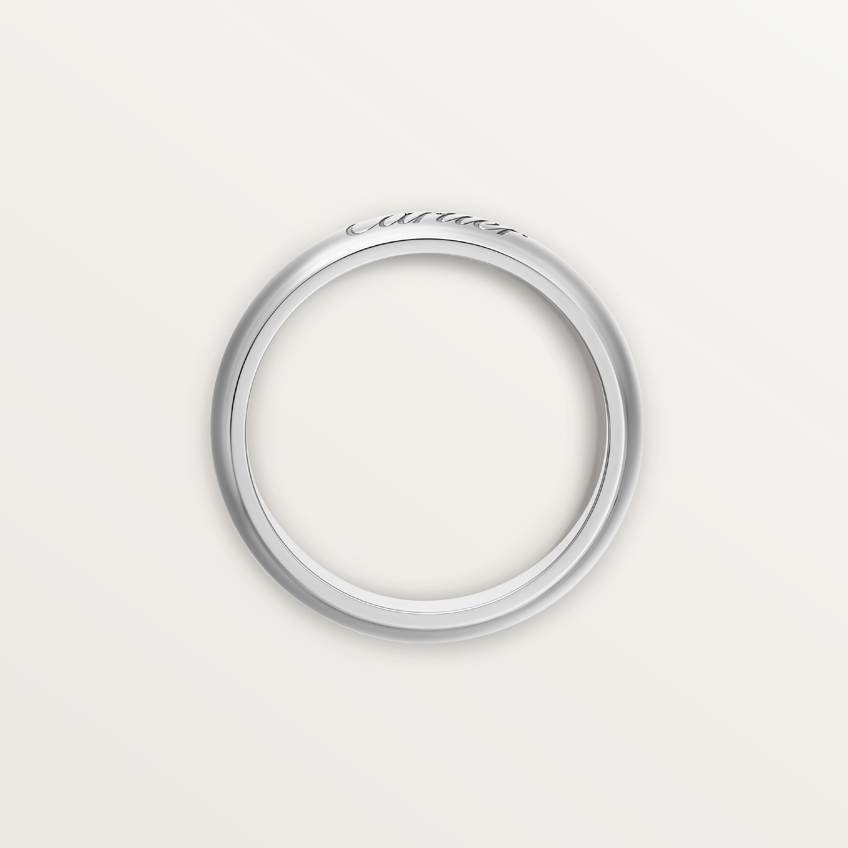 C de Cartier wedding band, 4 mm width, image 5