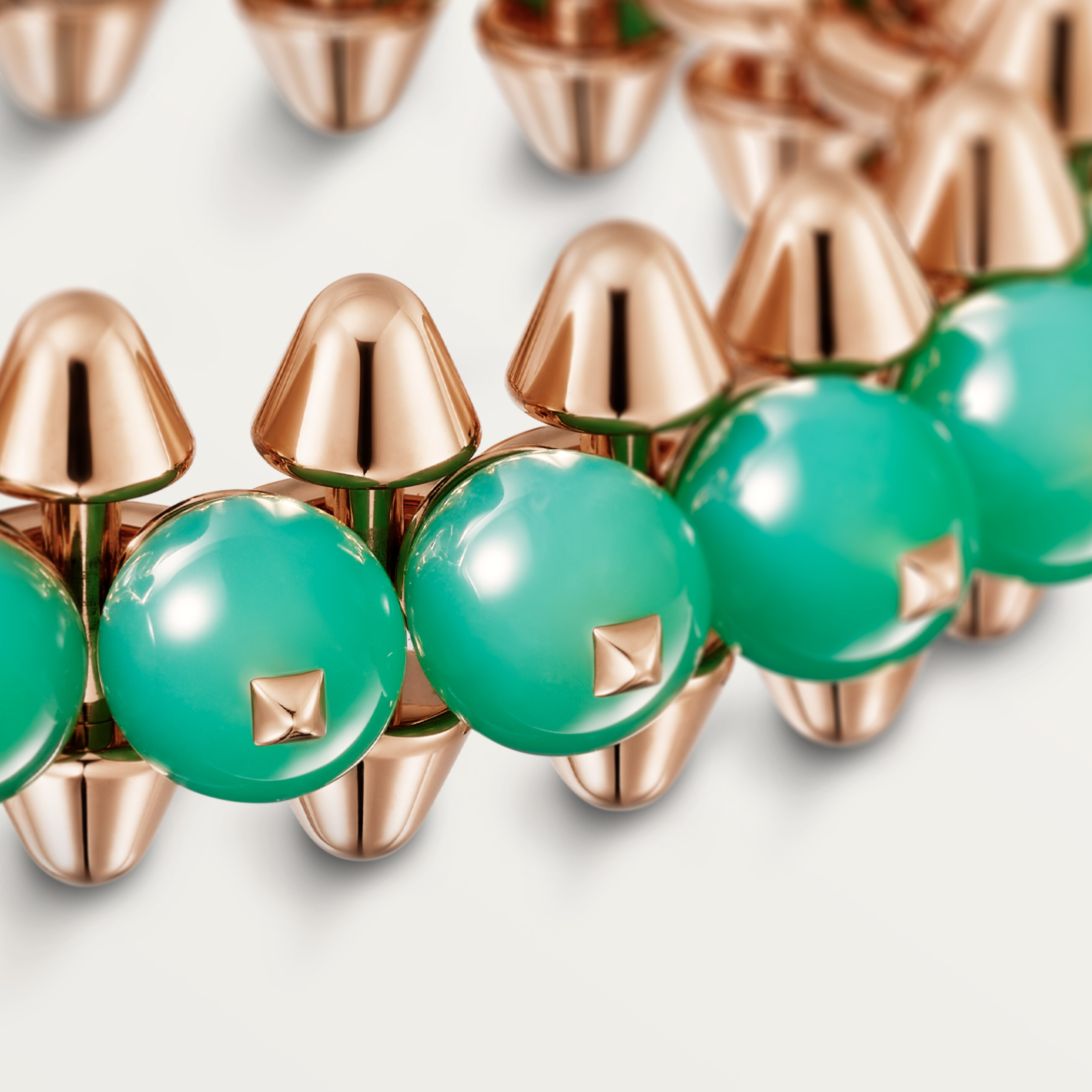 Clash de Cartier bracelet, chrysoprase, extra-large model