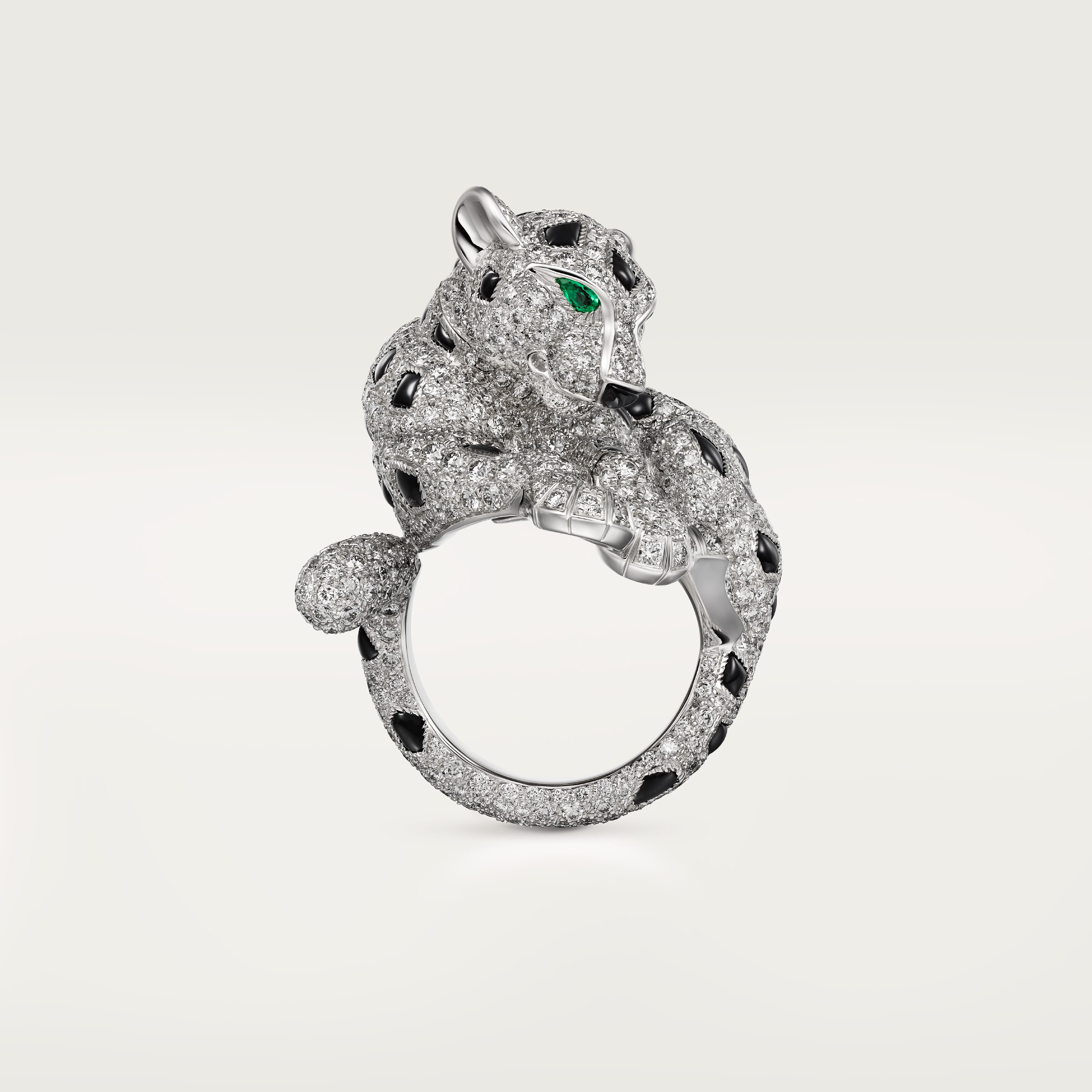 Panth&egrave;re de Cartier ring, paved, image 5