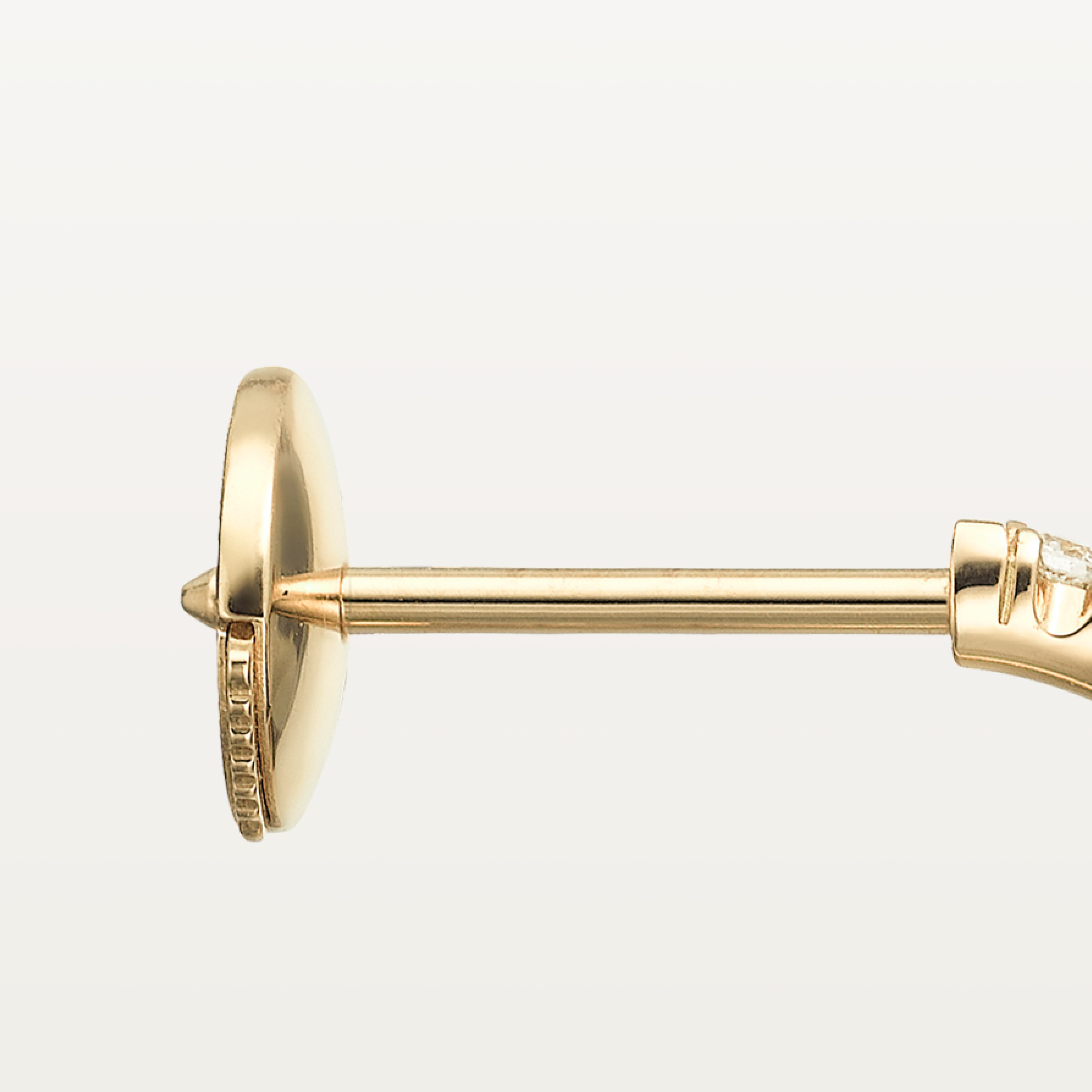 Etincelle de Cartier hoop earrings, small model, paved