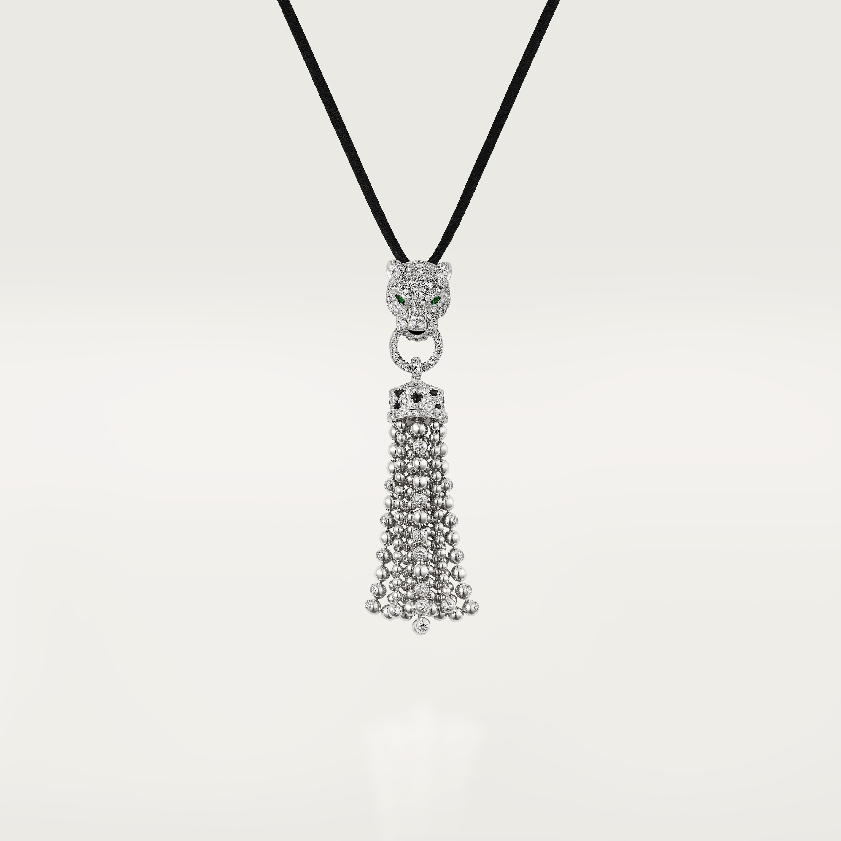 Panth&egrave;re de Cartier necklace, half-paved