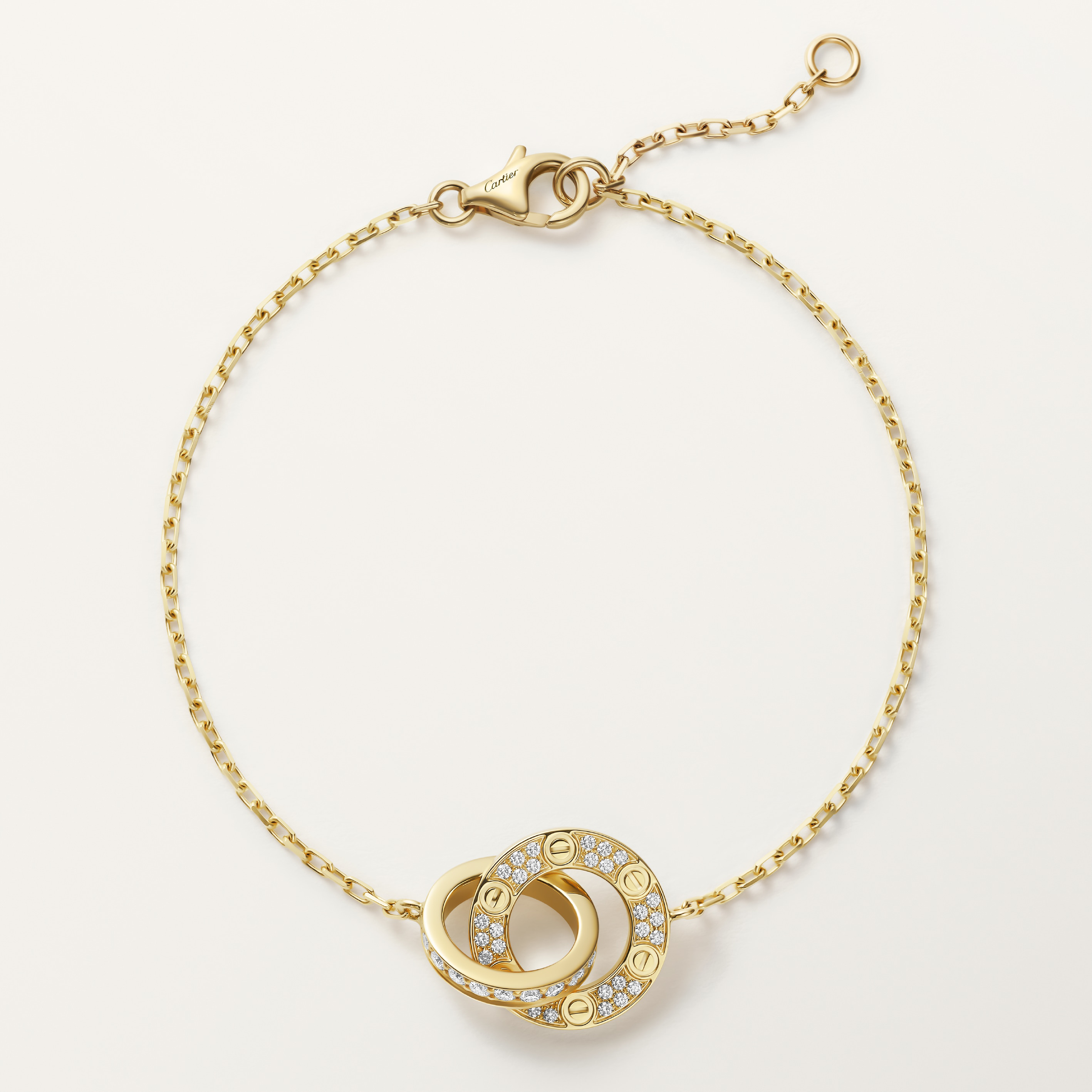 #LOVE# bracelet, on chain, paved, image 5