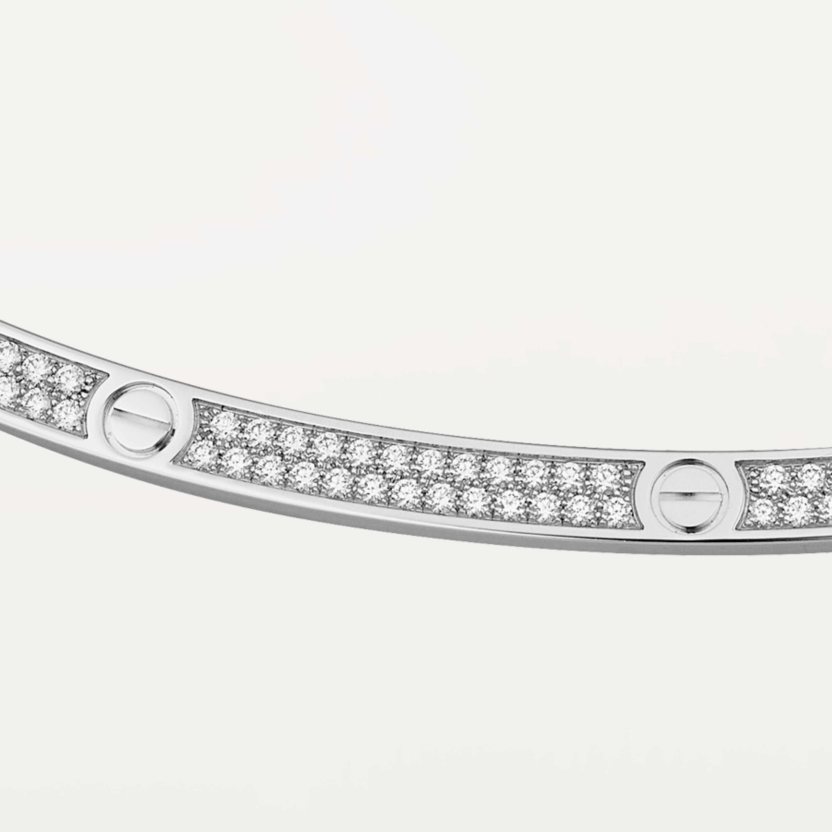#LOVE# torque necklace, paved, image 5