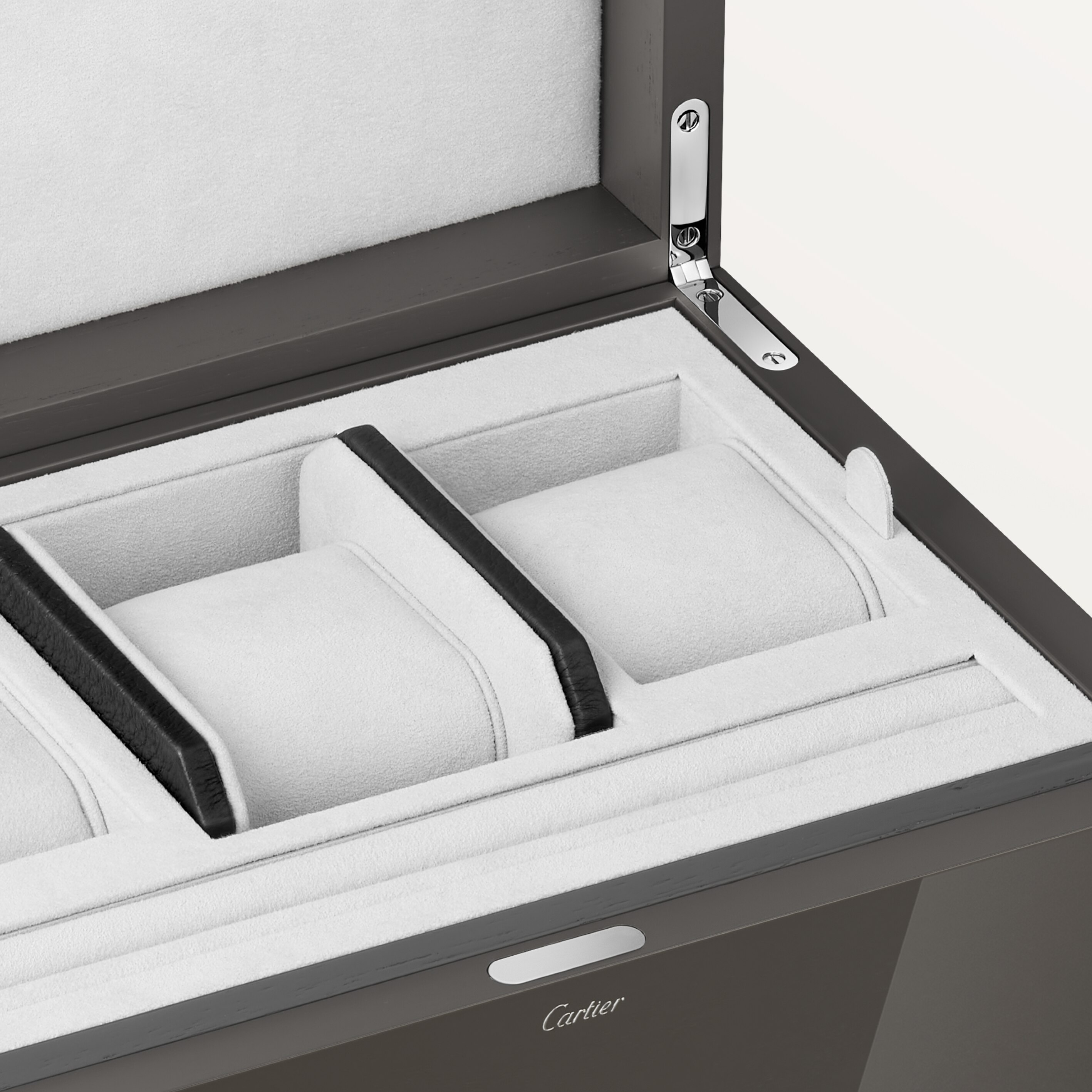 Santos de Cartier three watch and cufflink box, image 7