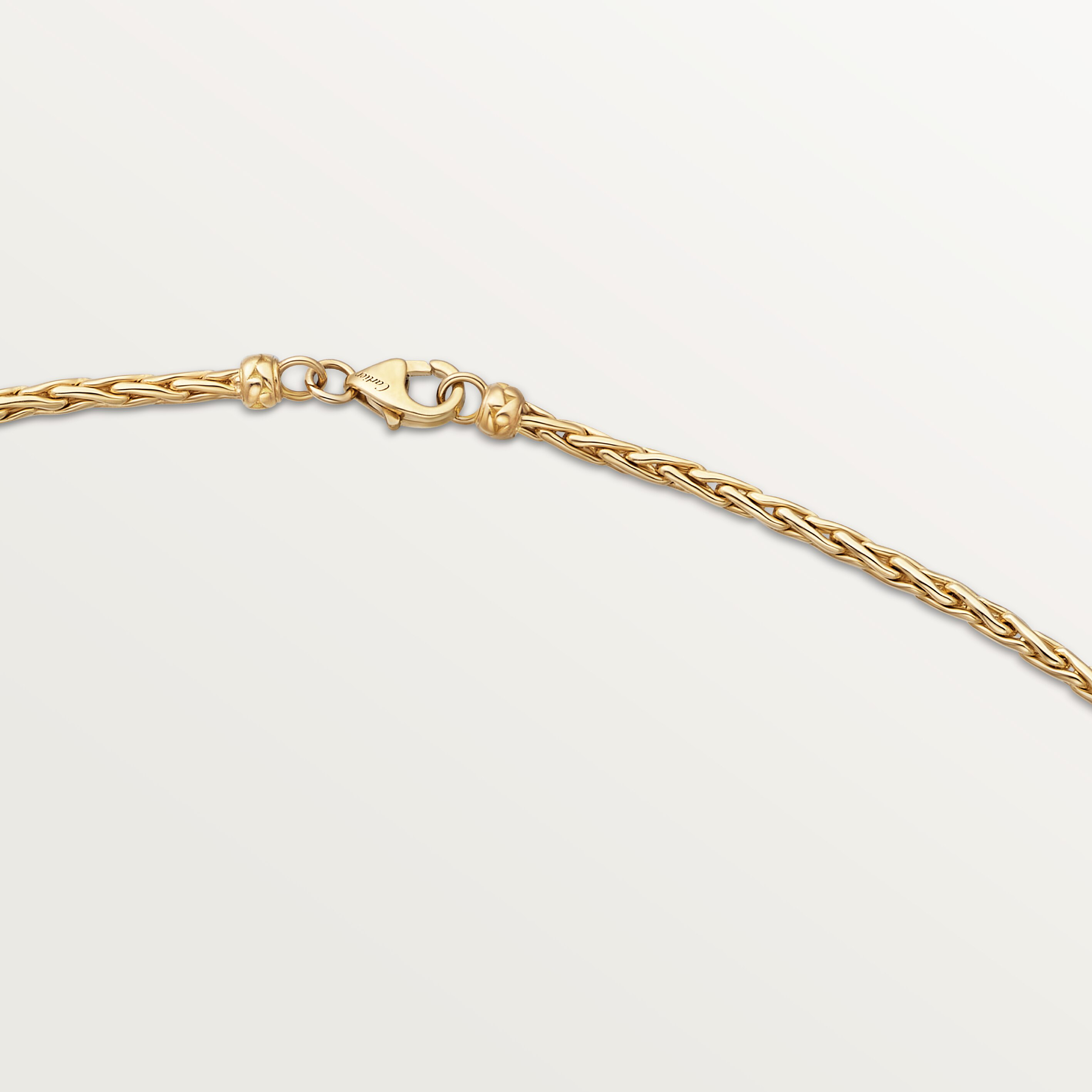Grain de Caf&eacute; long necklace, diamonds