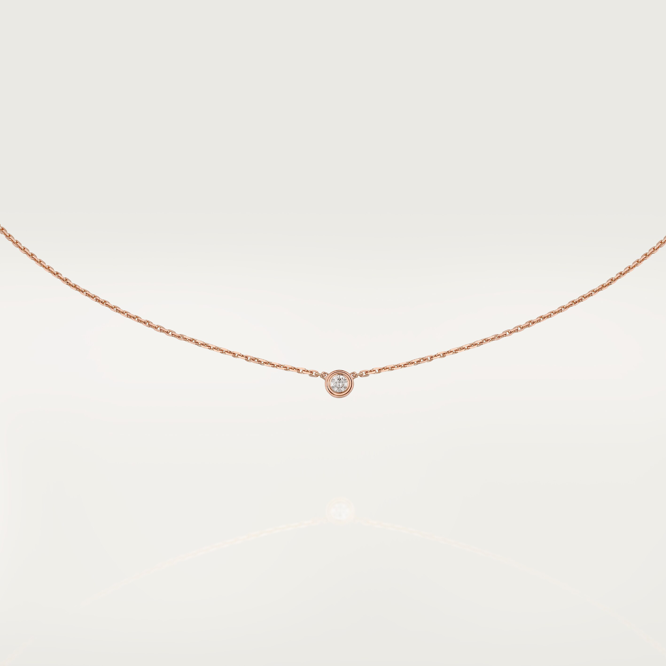 Cartier d'Amour pendant, diamond, mini model