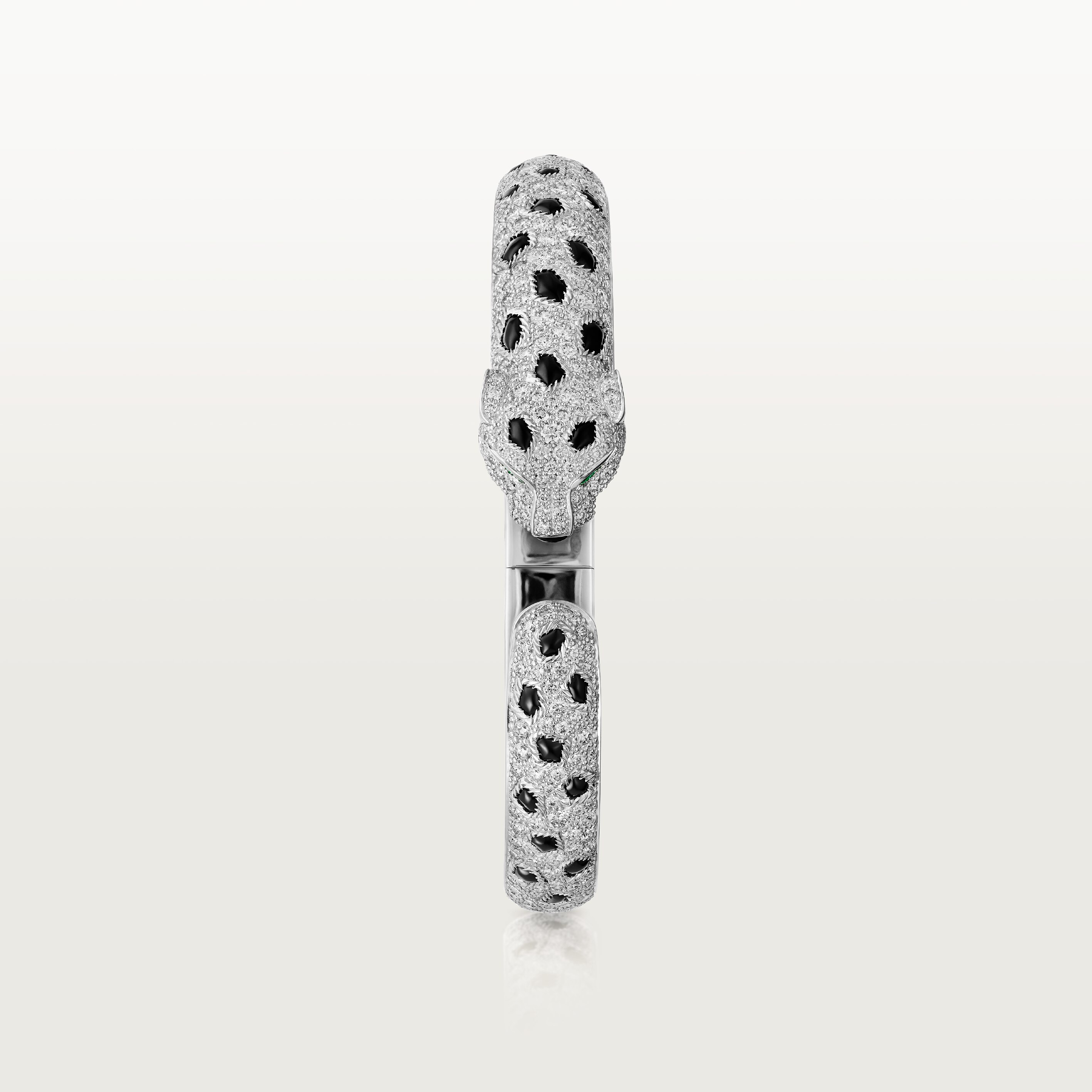 Panth&egrave;re de Cartier bracelet, medium model, paved , image 6