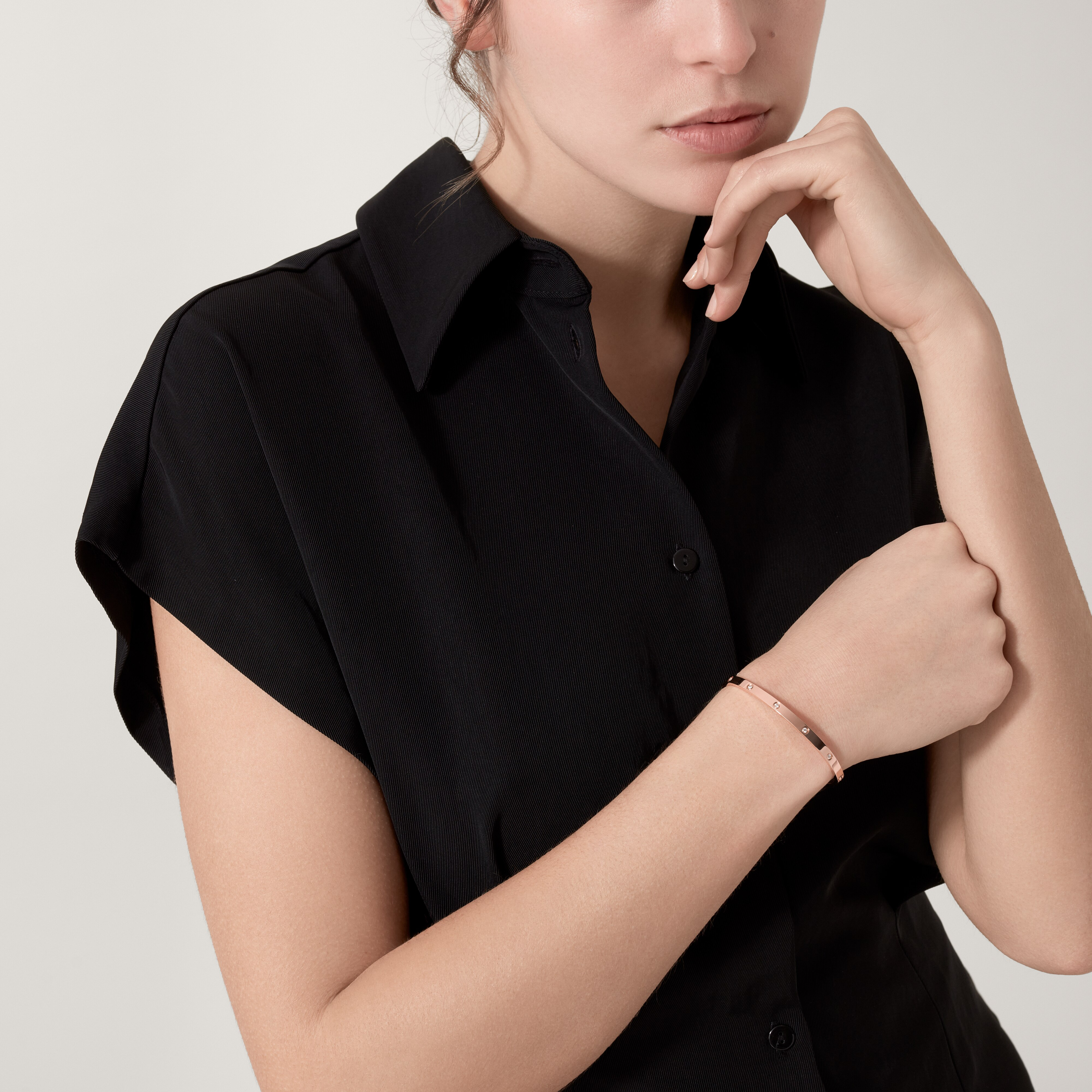 #LOVE# bracelet, small model, 10 diamonds, image 6