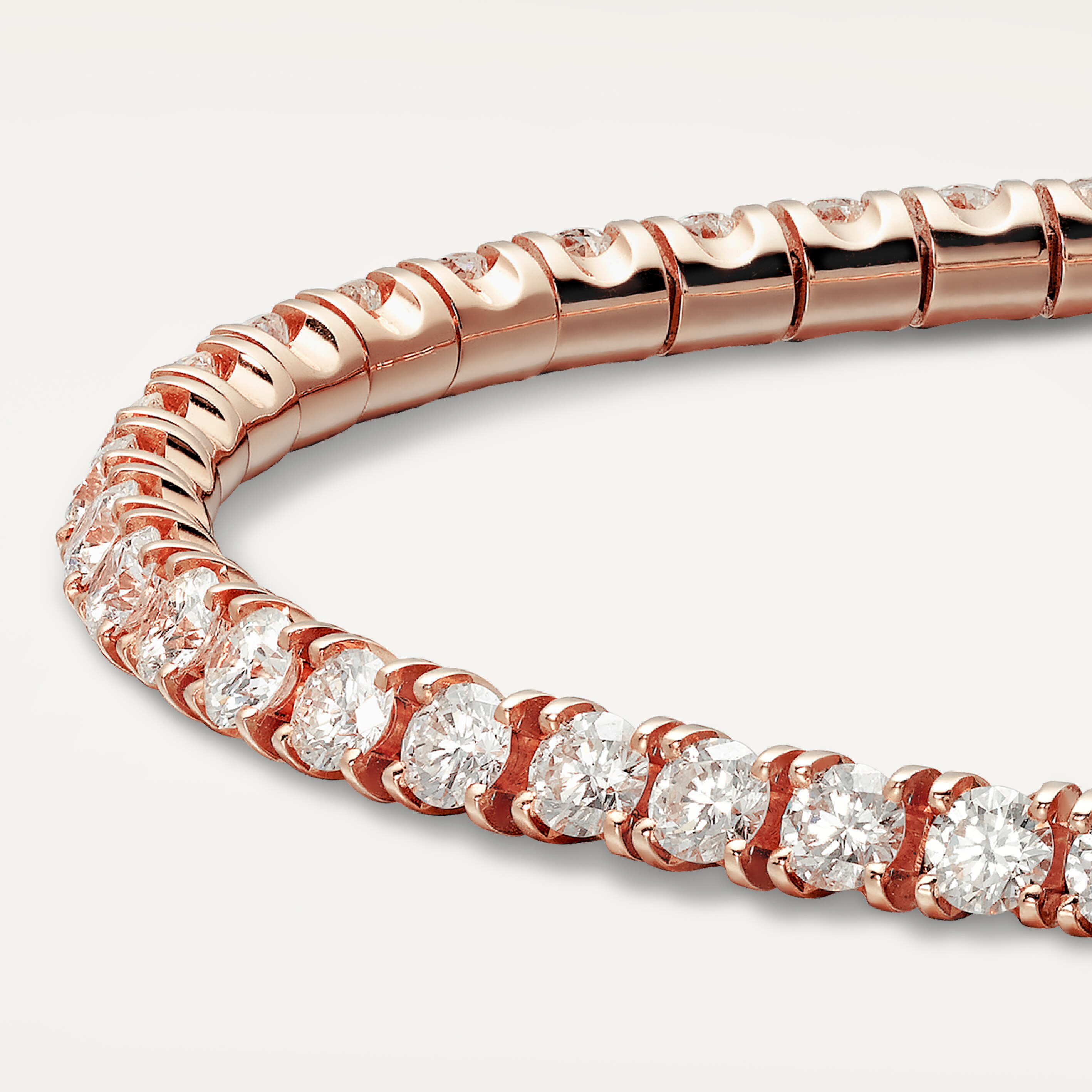 Lignes Essentielles bracelet, brilliant-cut diamonds, image 7