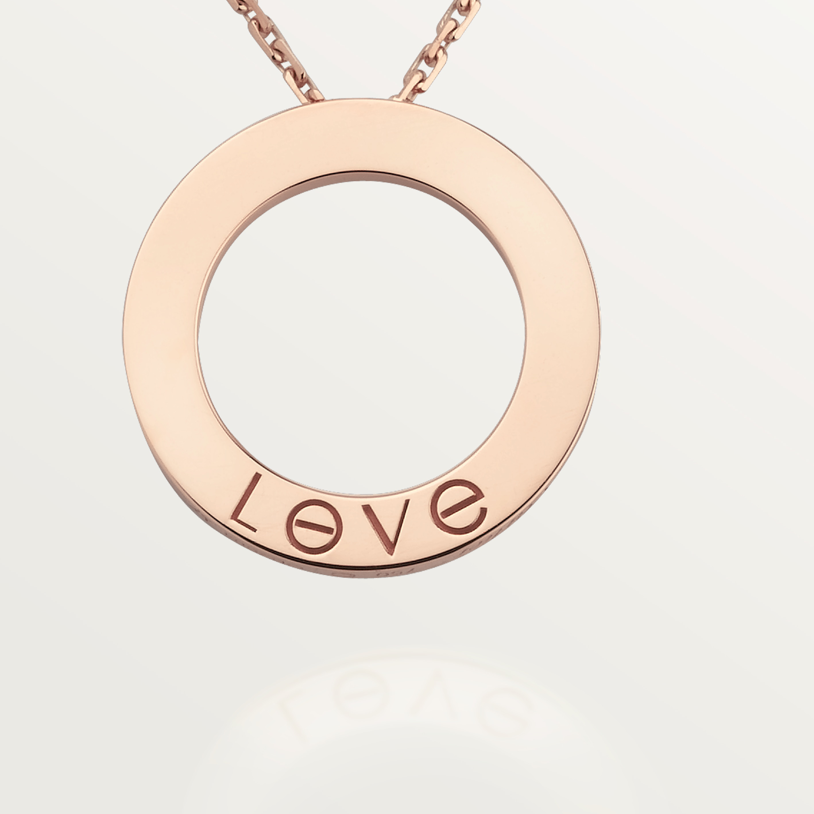 #LOVE# pendant, 3 diamonds, image 6