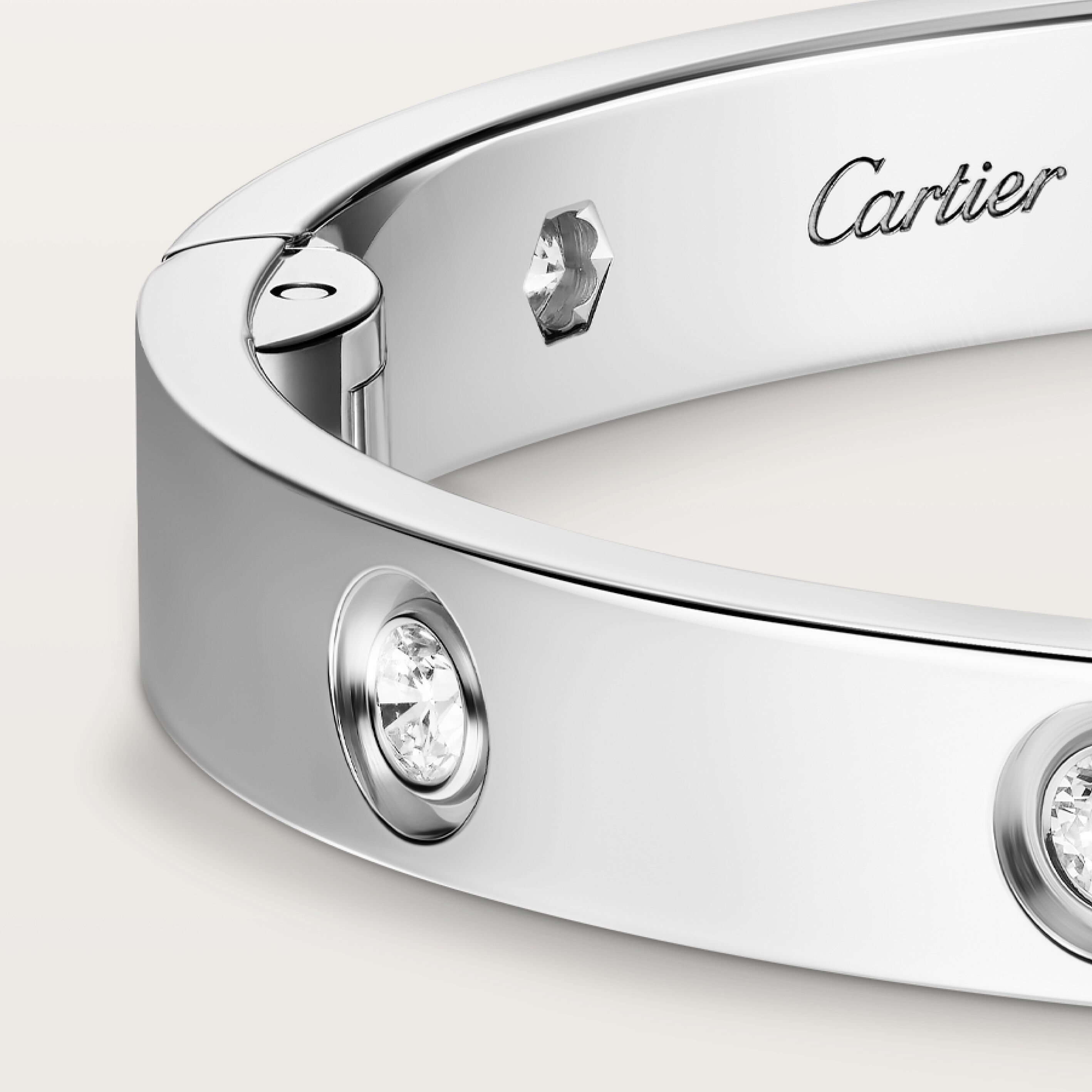 #LOVE# bracelet,single-screw closure, classic model, 10 diamonds, image 9