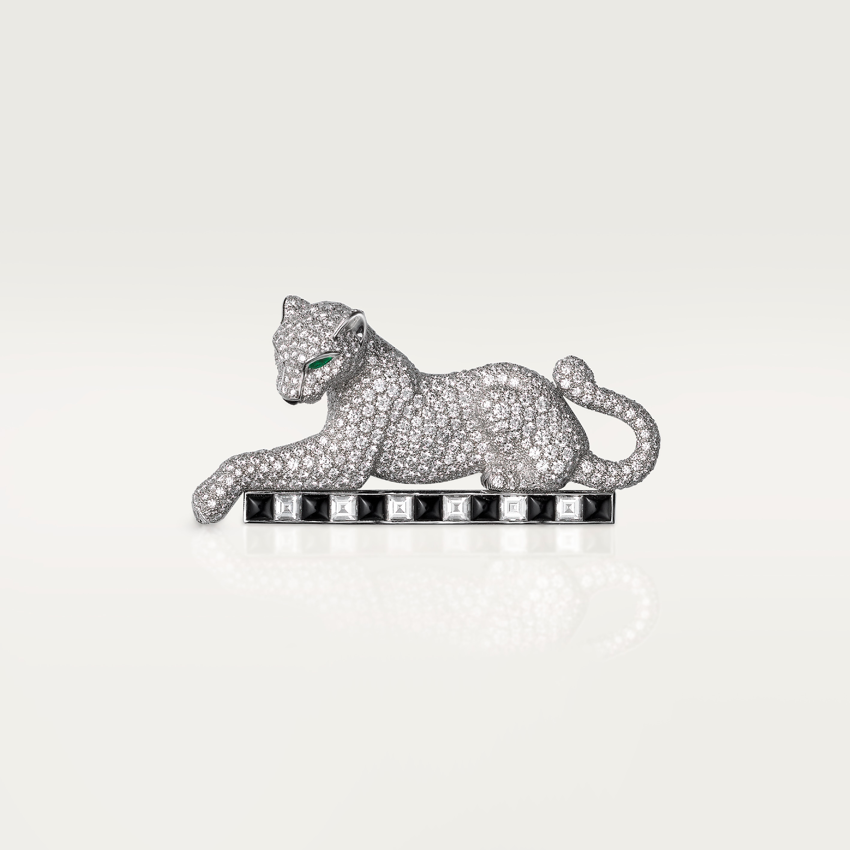 Panth&egrave;re de Cartier brooch, paved