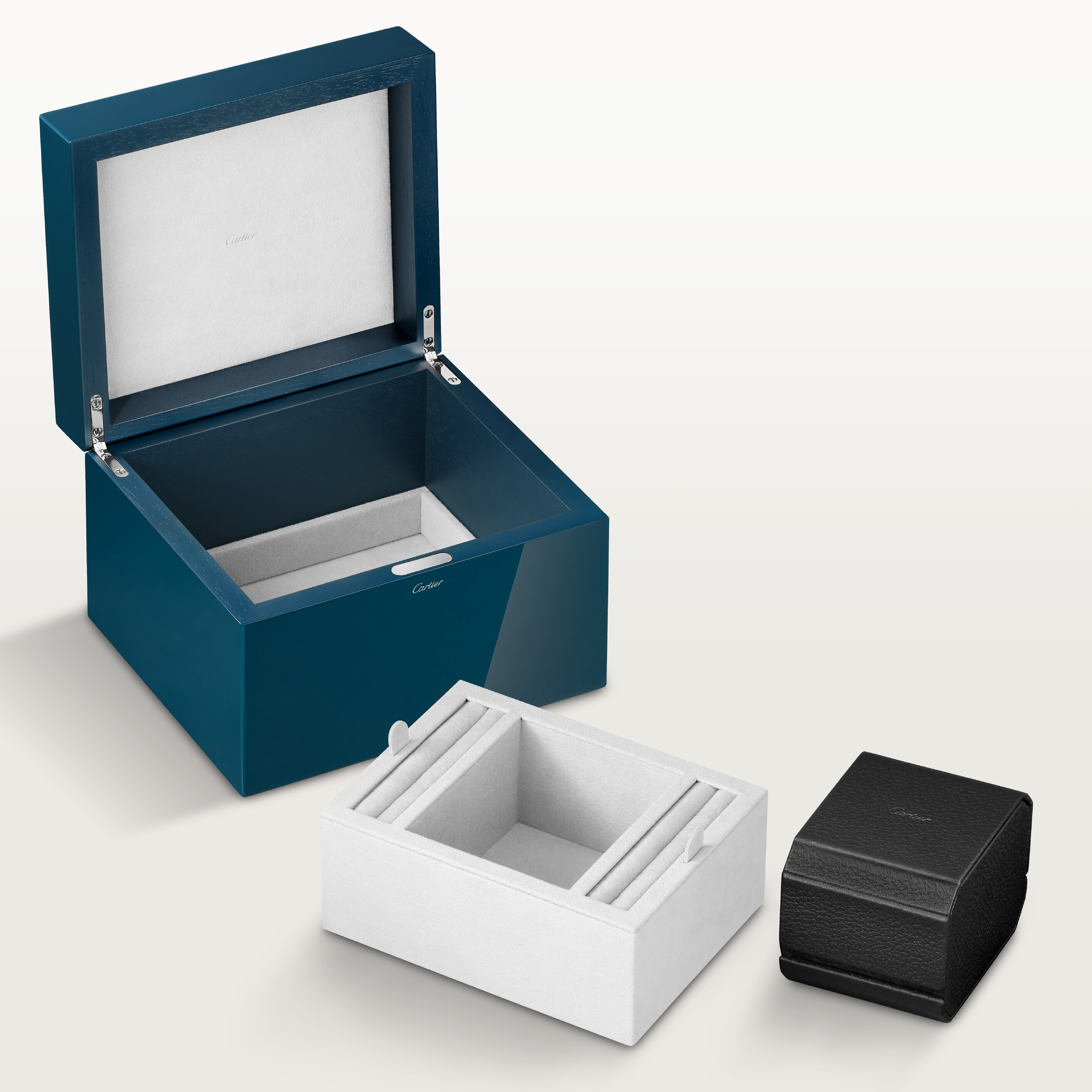 Santos de Cartier one watch and cufflink box