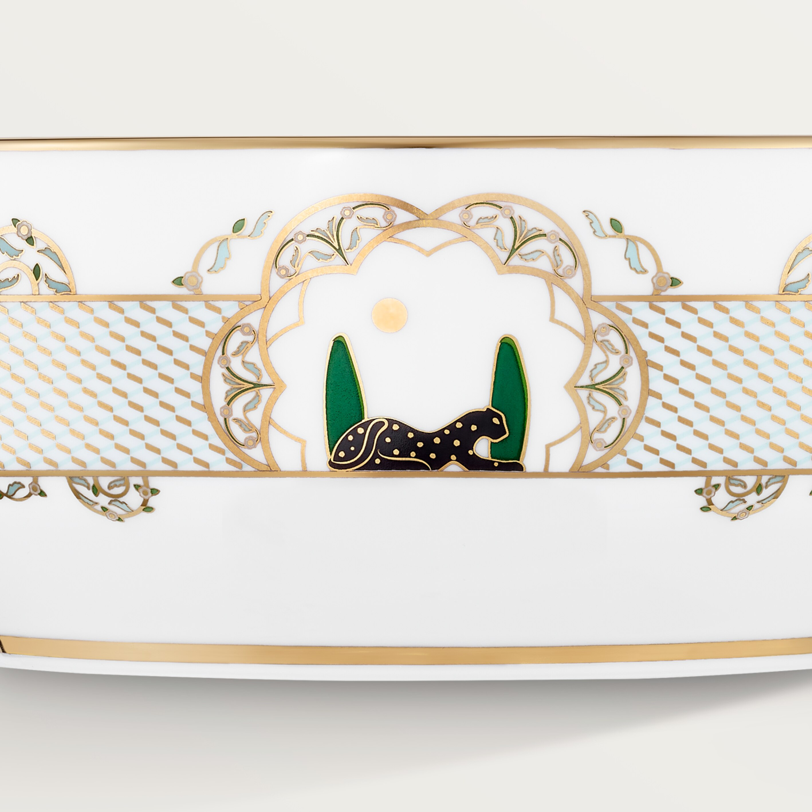 Set of two Panth&egrave;re de Cartier bowls