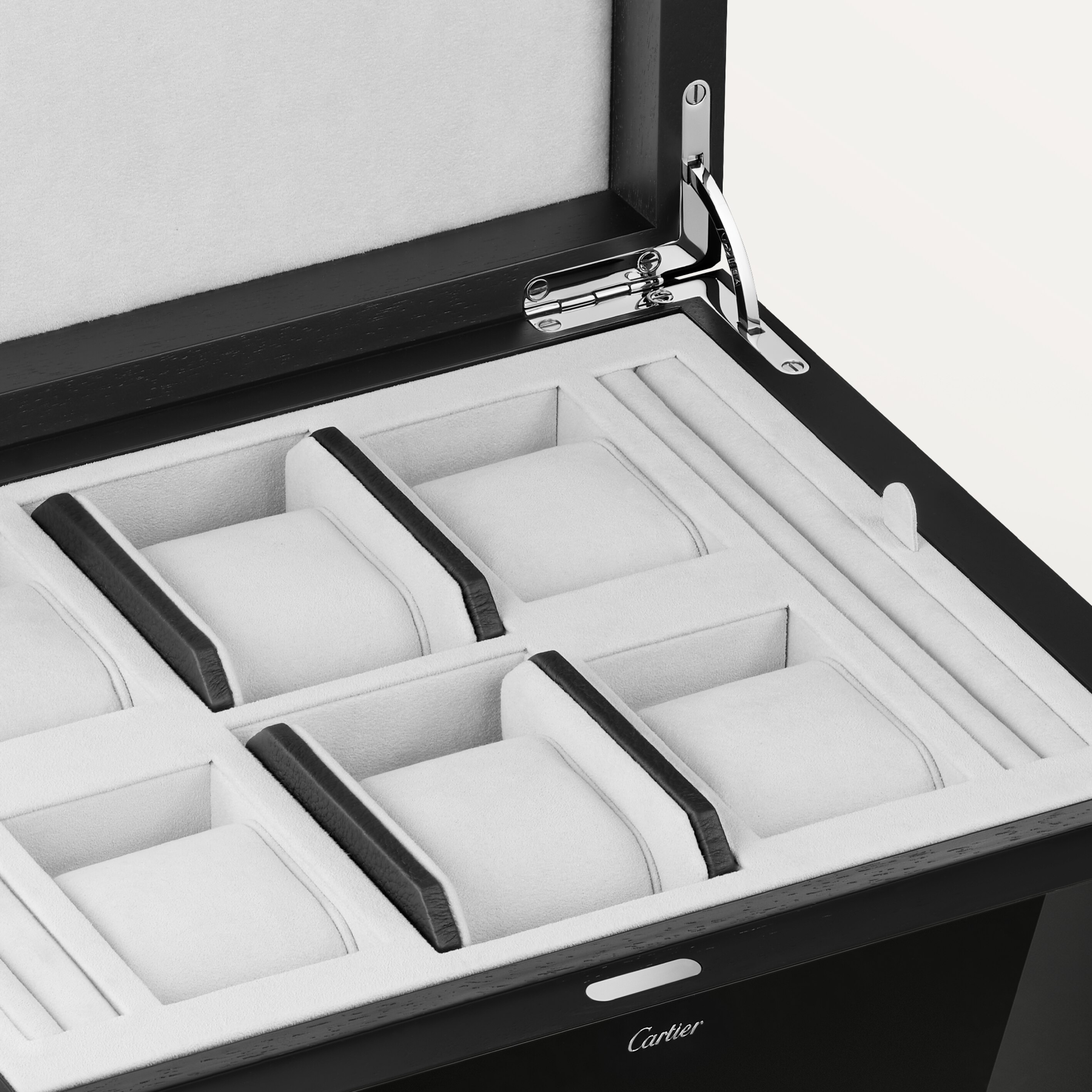 Santos de Cartier six watch and cufflink box, image 7