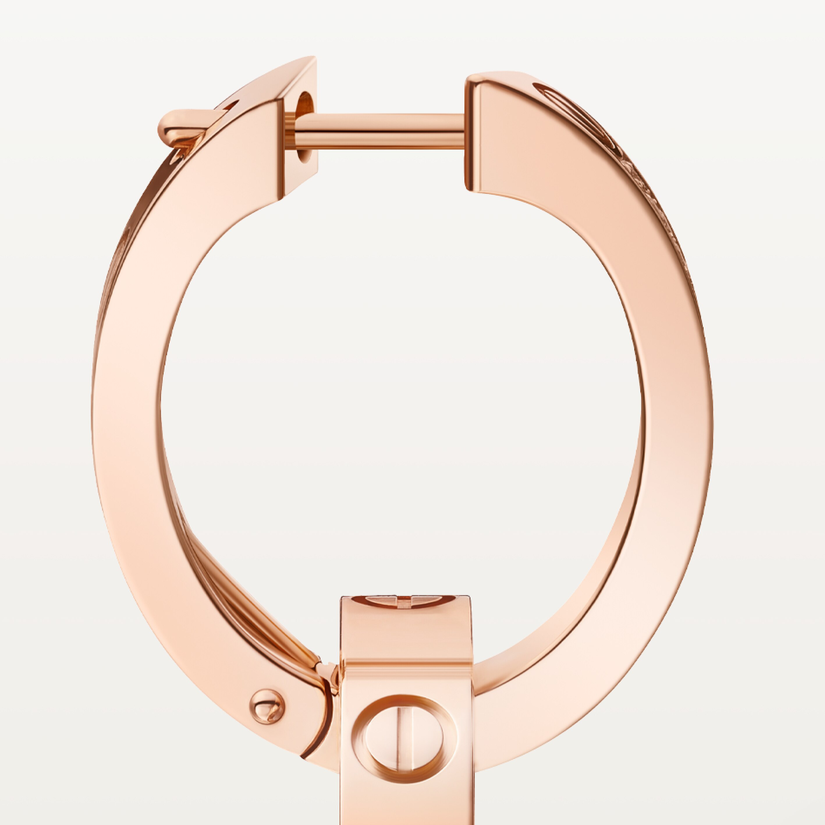 #LOVE# earrings, multiwear, half-paved, image 5