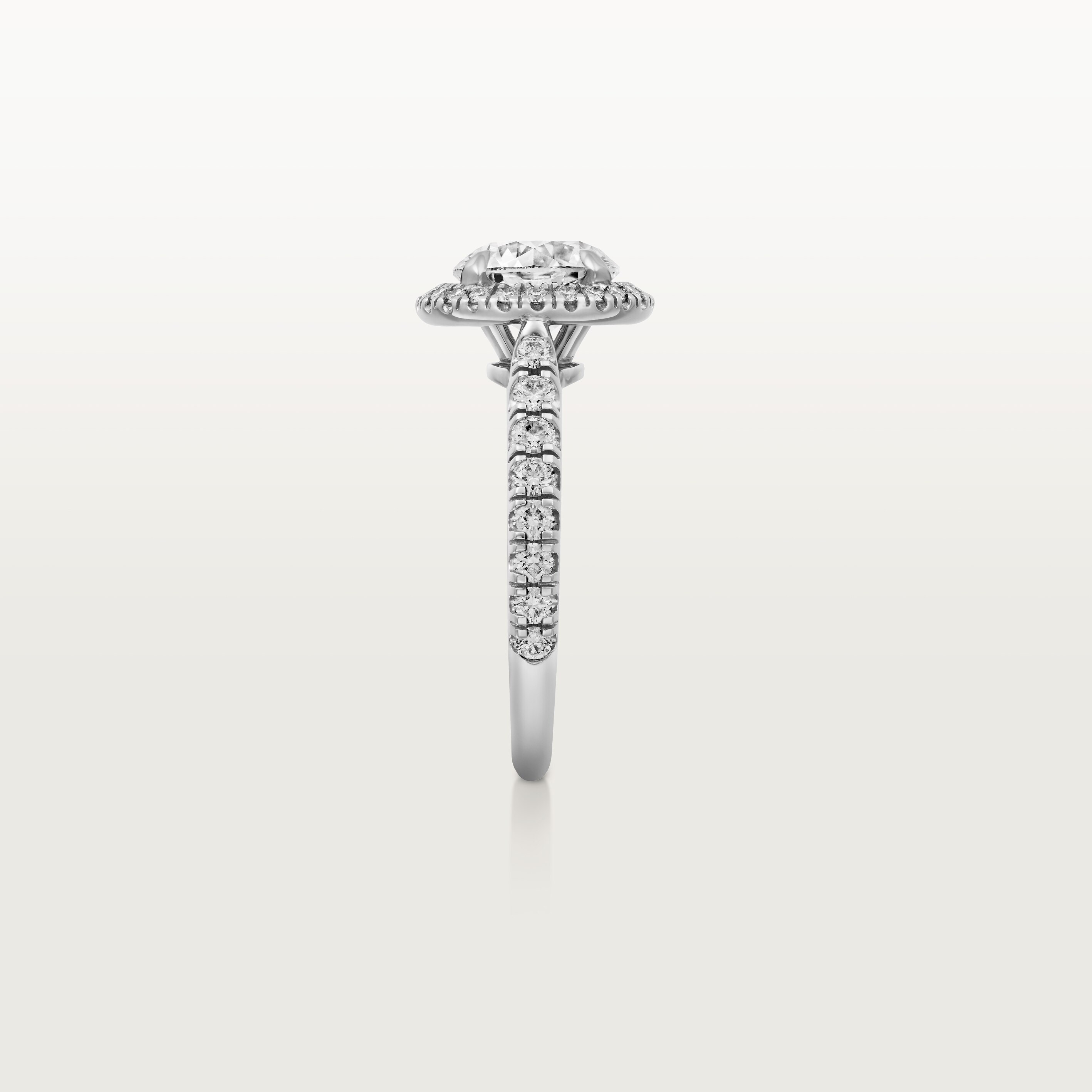 Cartier Destin&eacute;e solitaire, brilliant-cut diamond, paved , image 6