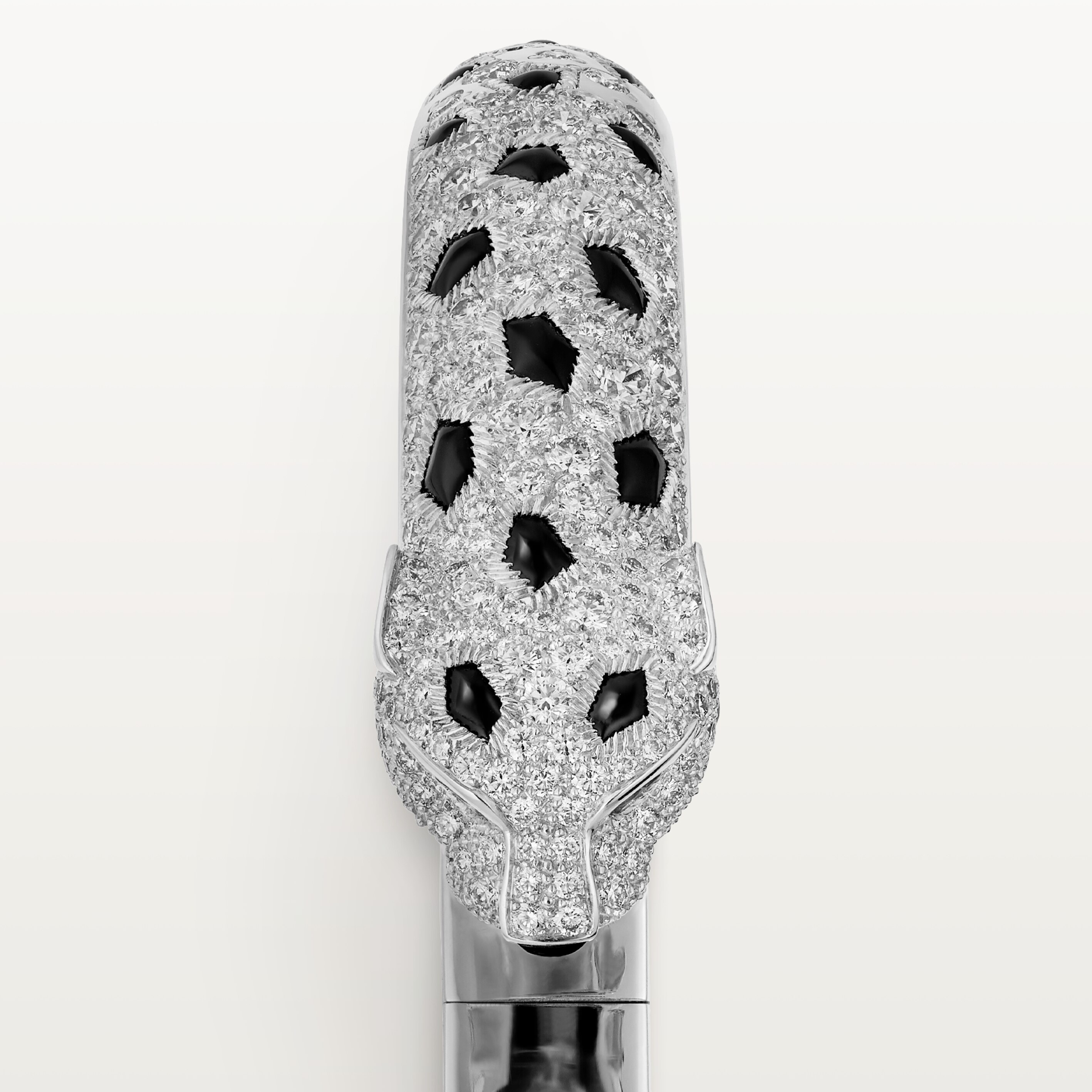 Panth&egrave;re de Cartier bracelet, medium model, half-paved, image 7