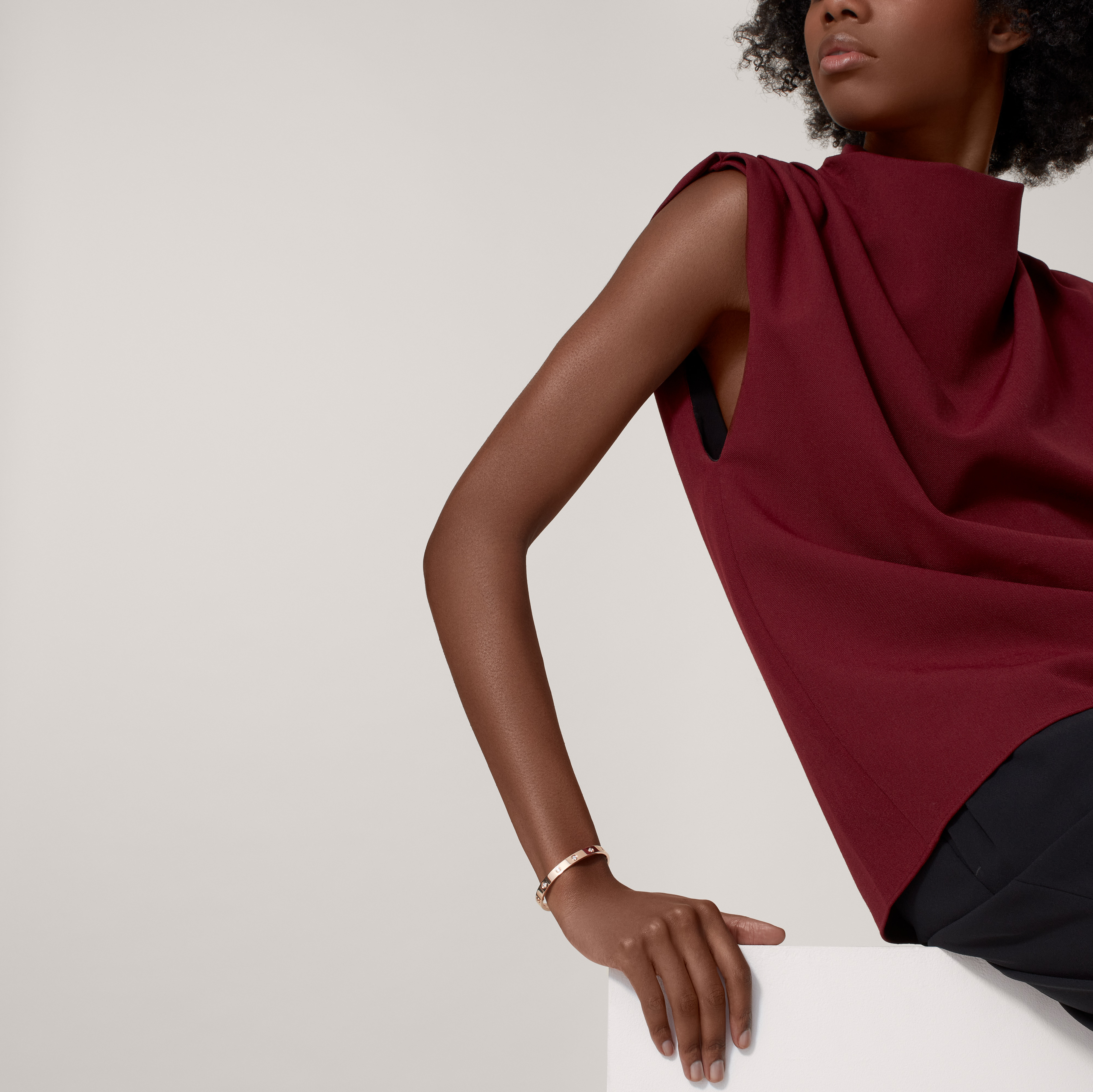 #LOVE# bracelet, 10 diamonds