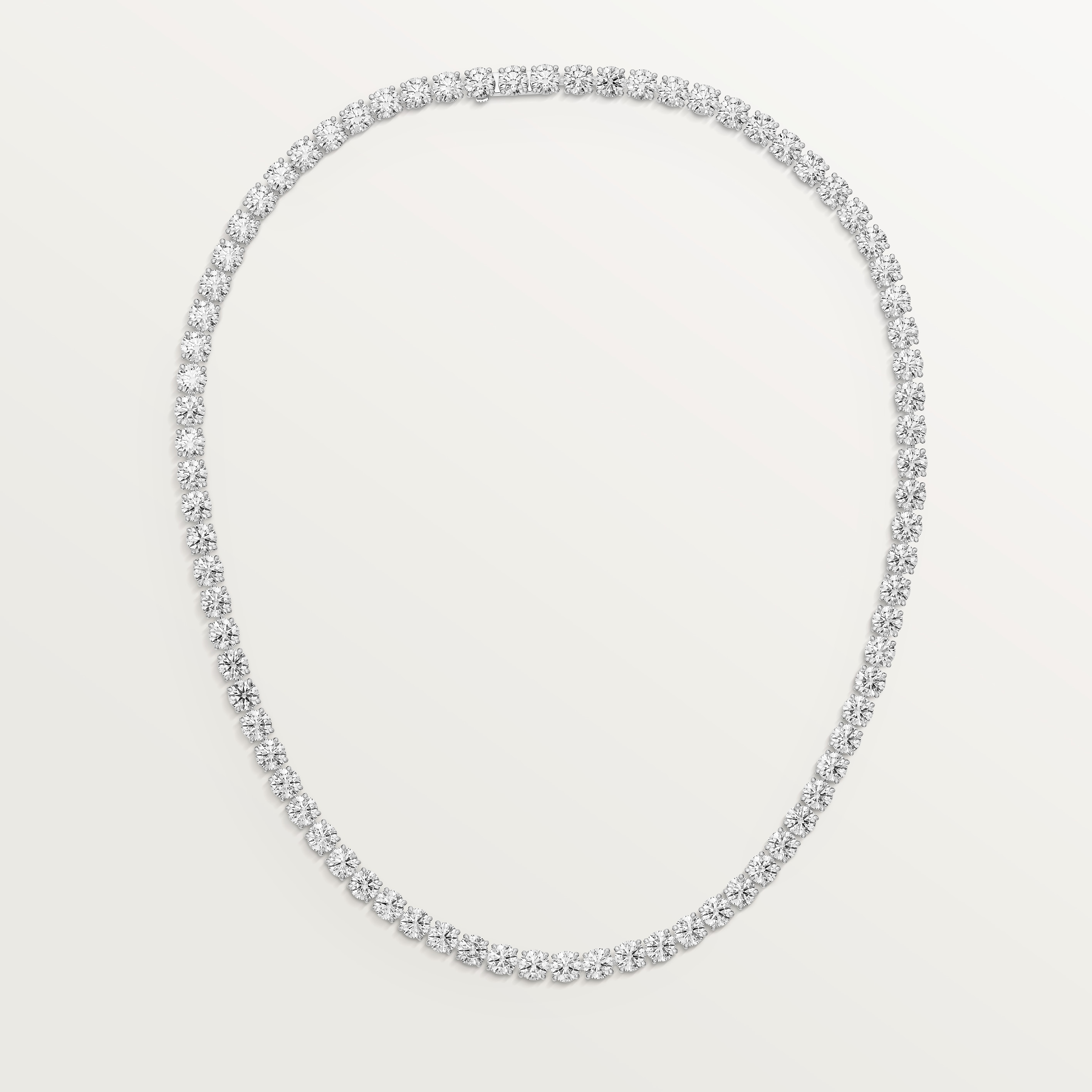Lignes Essentielles necklace, brilliant-cut diamonds