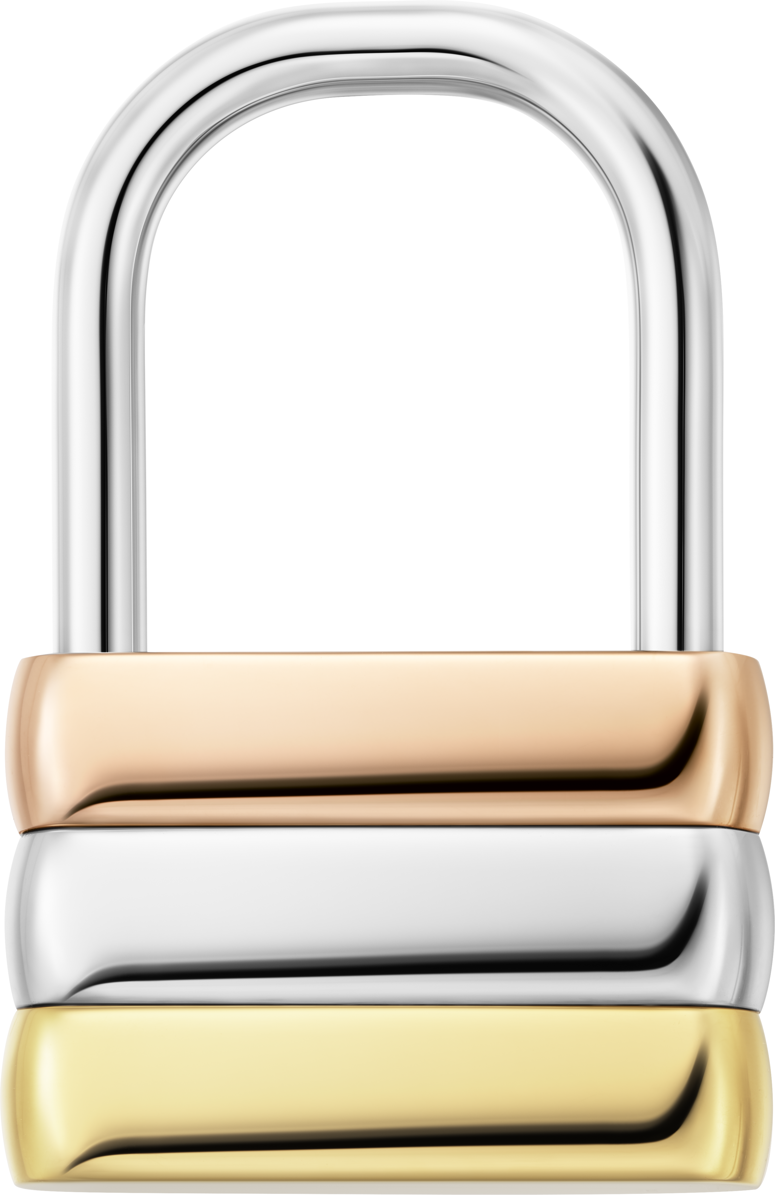 Vend&ocirc;me Louis Cartier padlock key ring