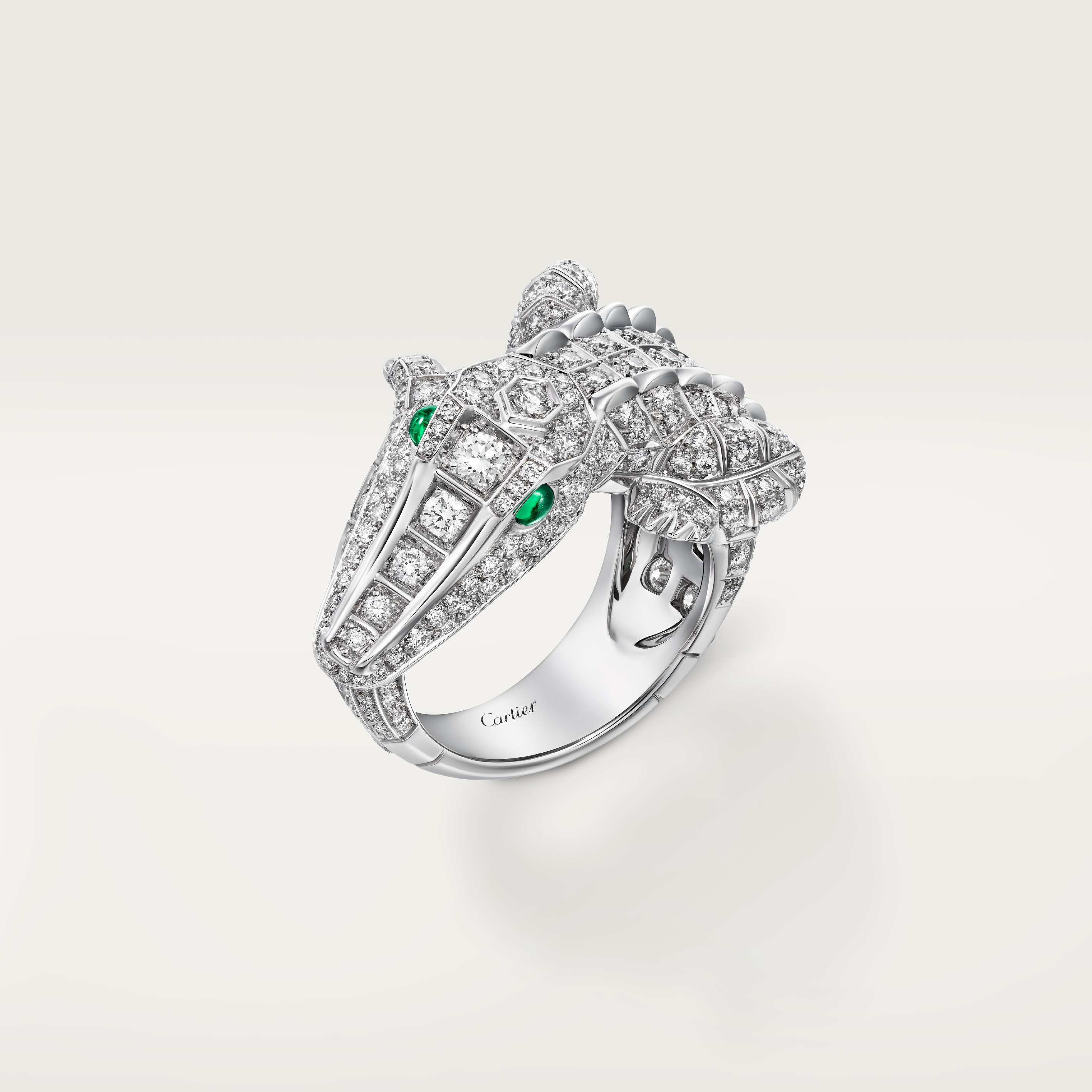 Faune et Flore de Cartier ring, paved