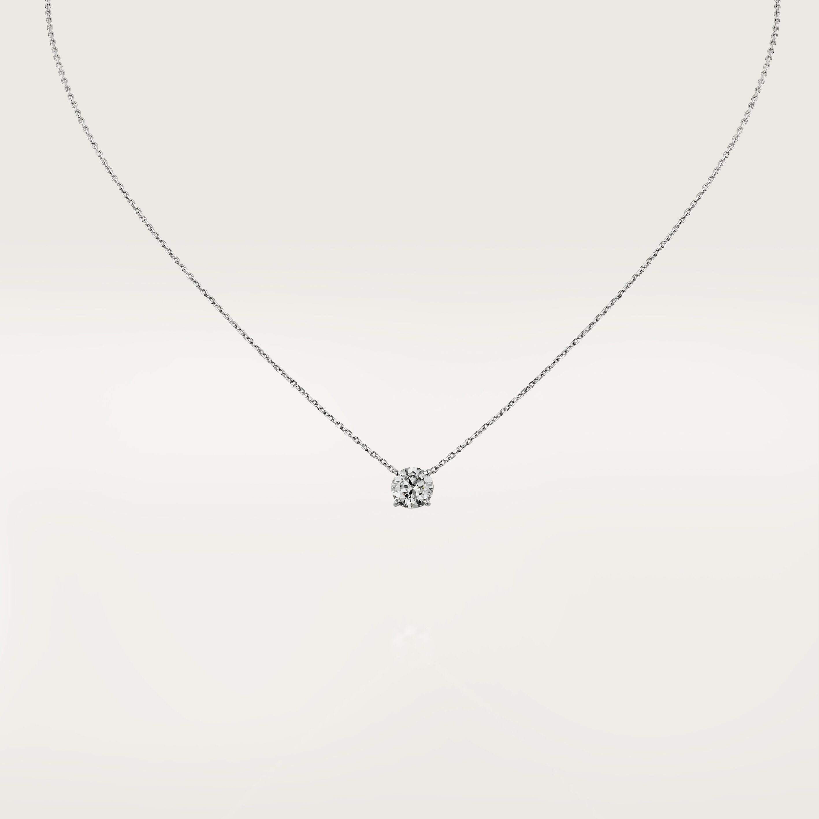 1895 pendant, brilliant-cut diamond