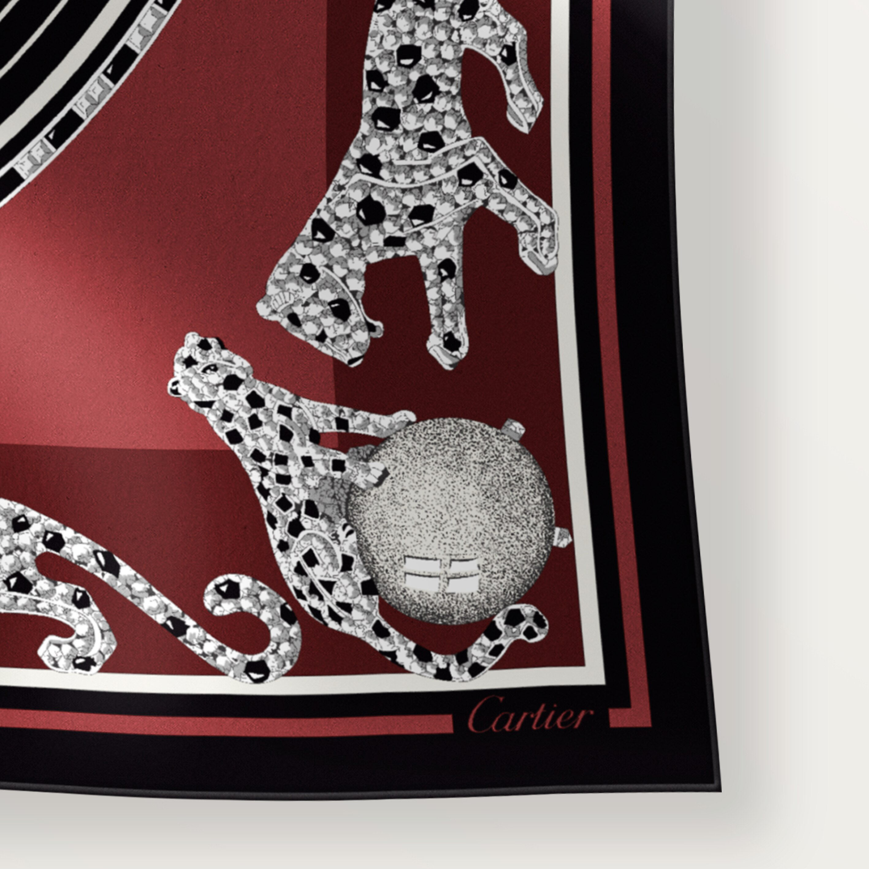 90 scarf, Panth&egrave;re reissue