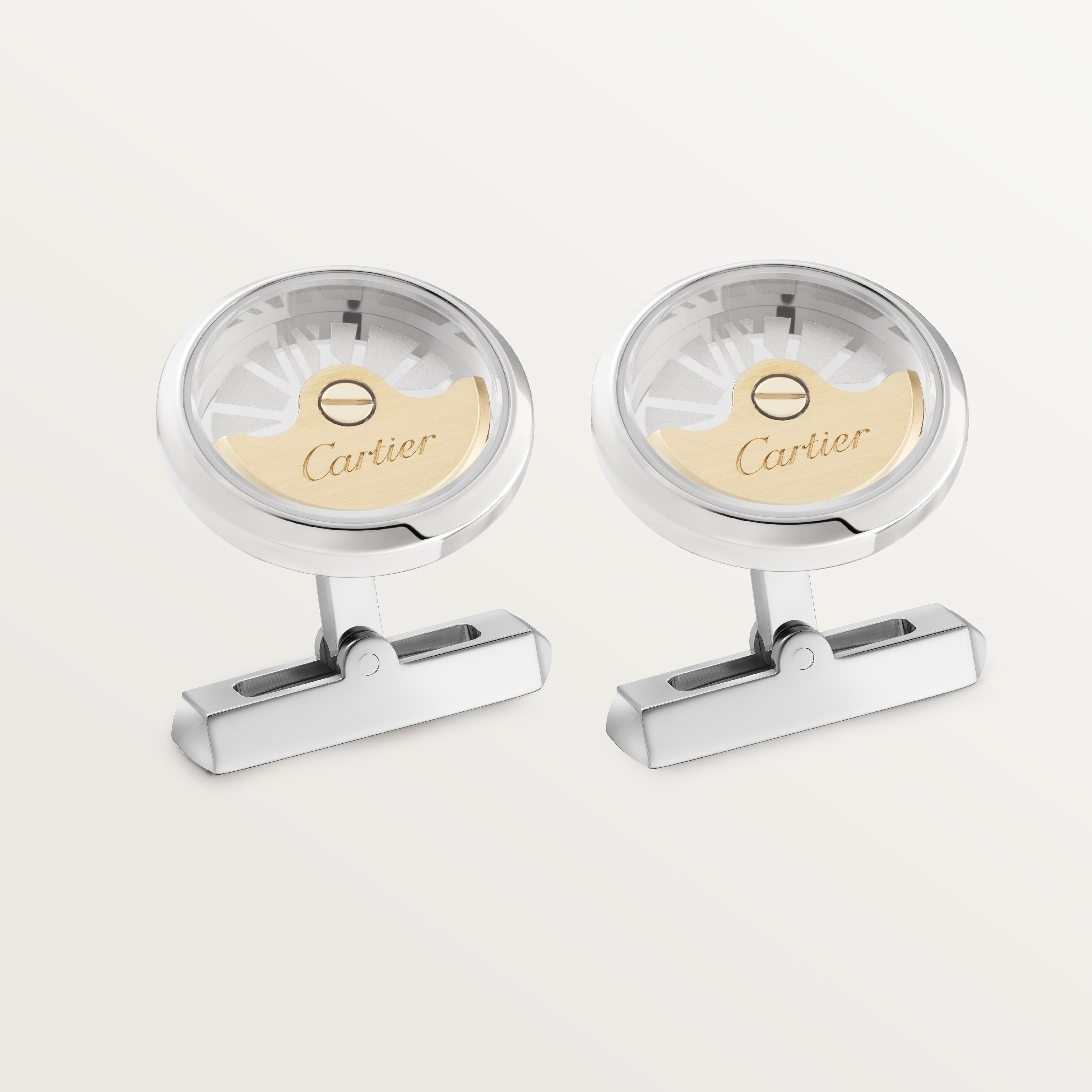 Oscillating weight cufflinks
