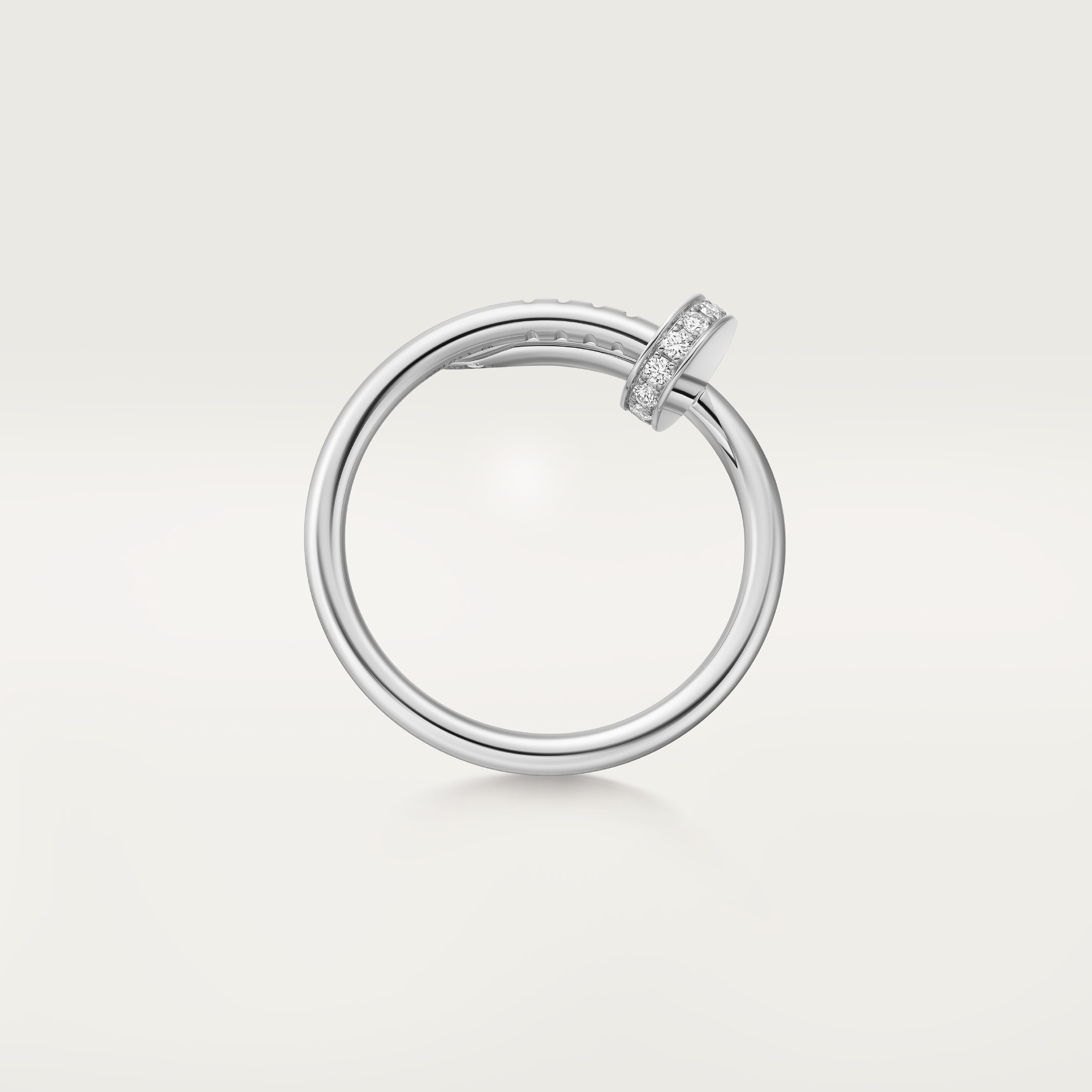 Juste un Clou ring, small model, diamonds, image 6