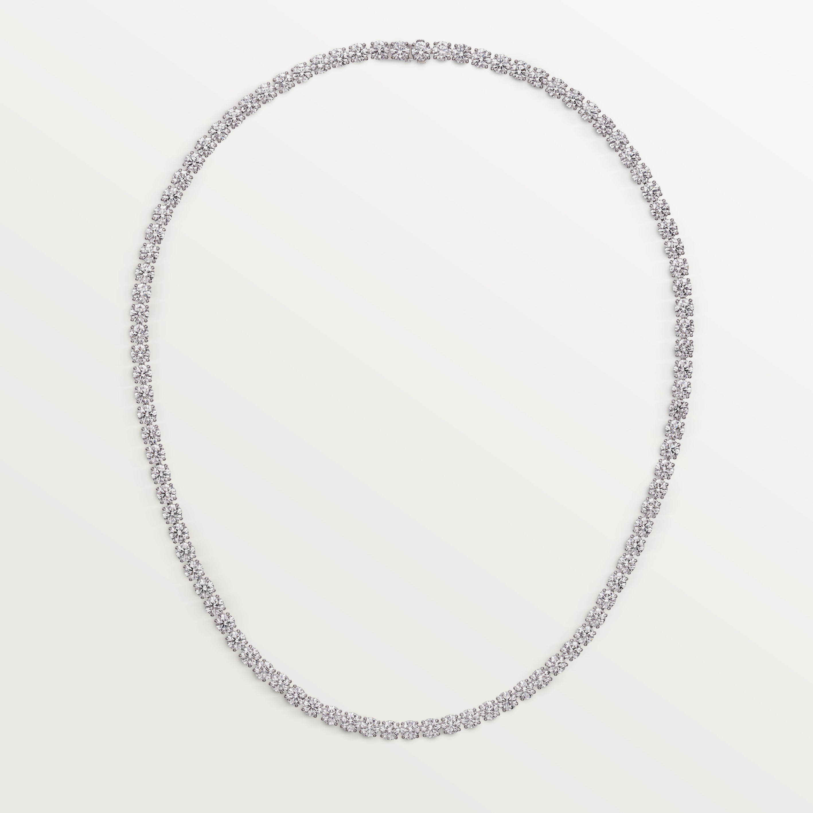 Lignes Essentielles necklace, brilliant-cut diamonds
