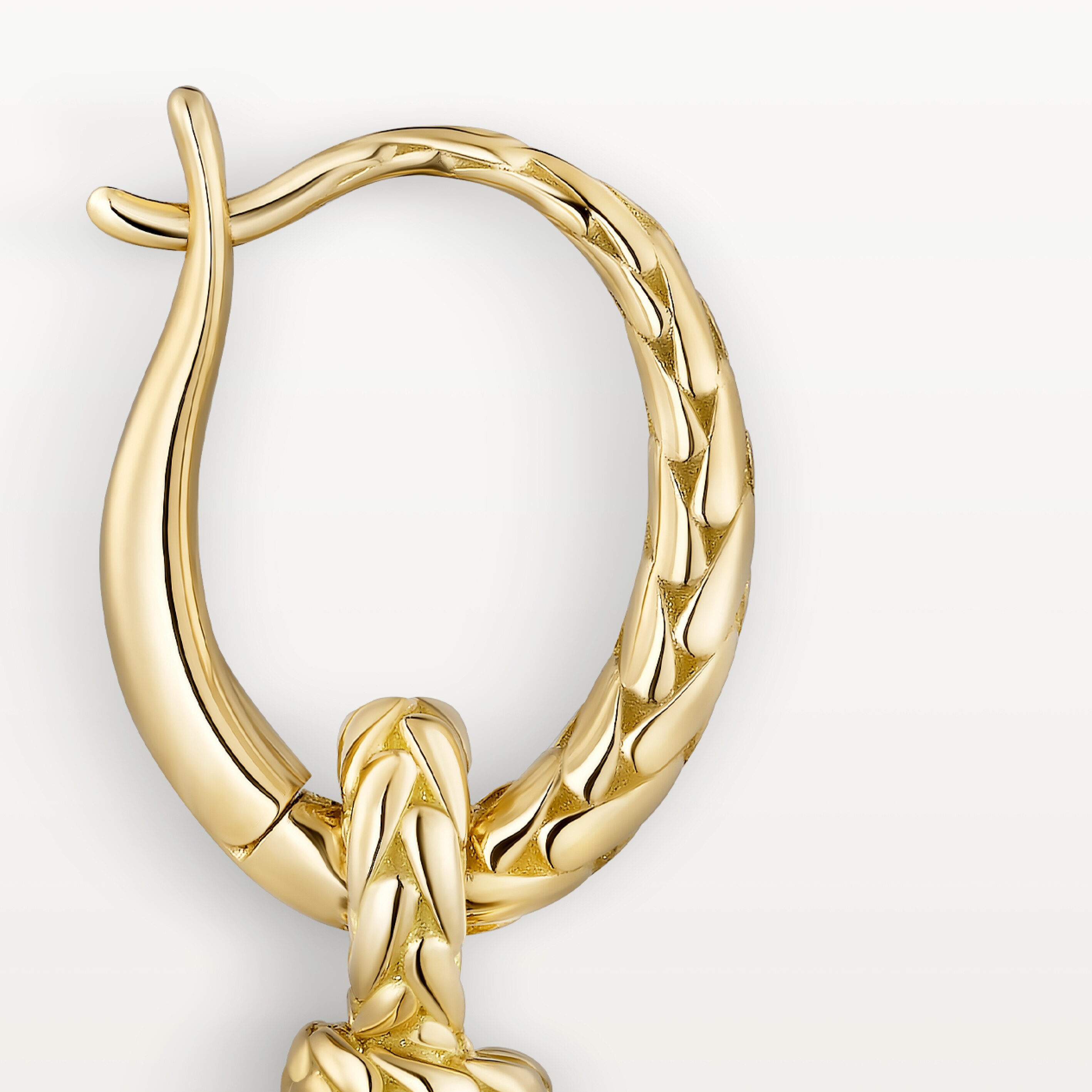 Grain de Caf&eacute; earrings, diamonds, image 5