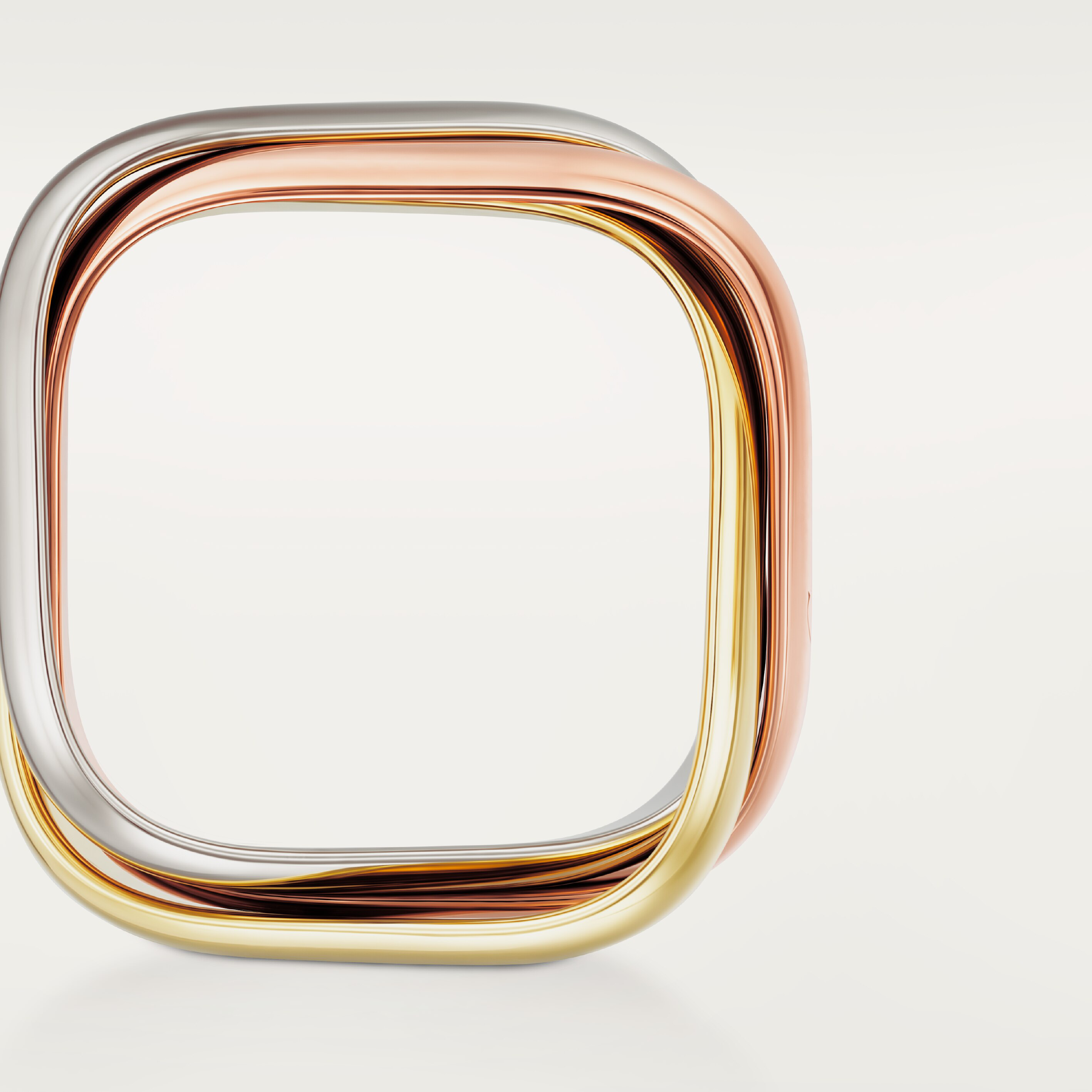 Trinity ring, cushion-shaped, classic model, image 5