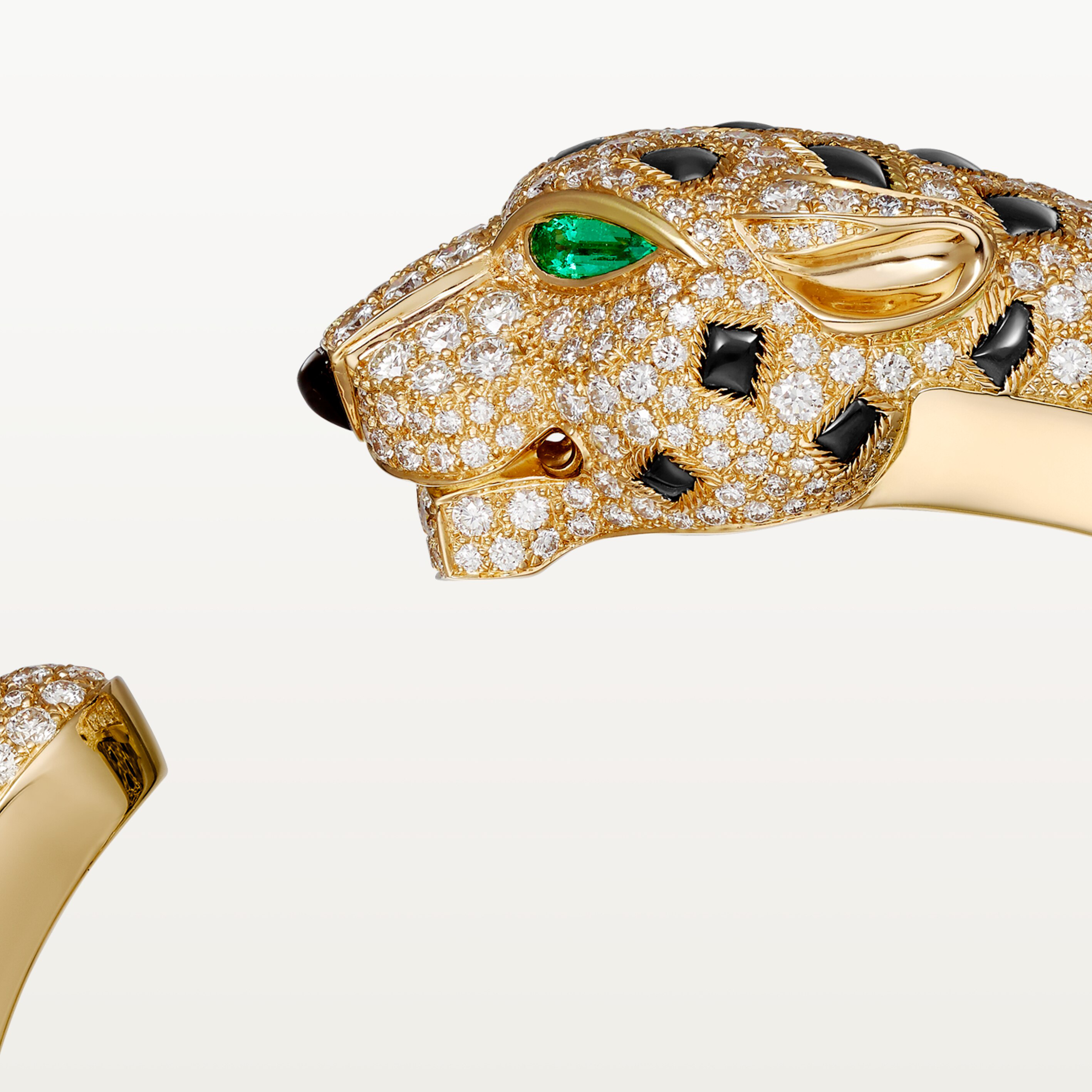 Panth&egrave;re de Cartier bracelet, paved , image 5