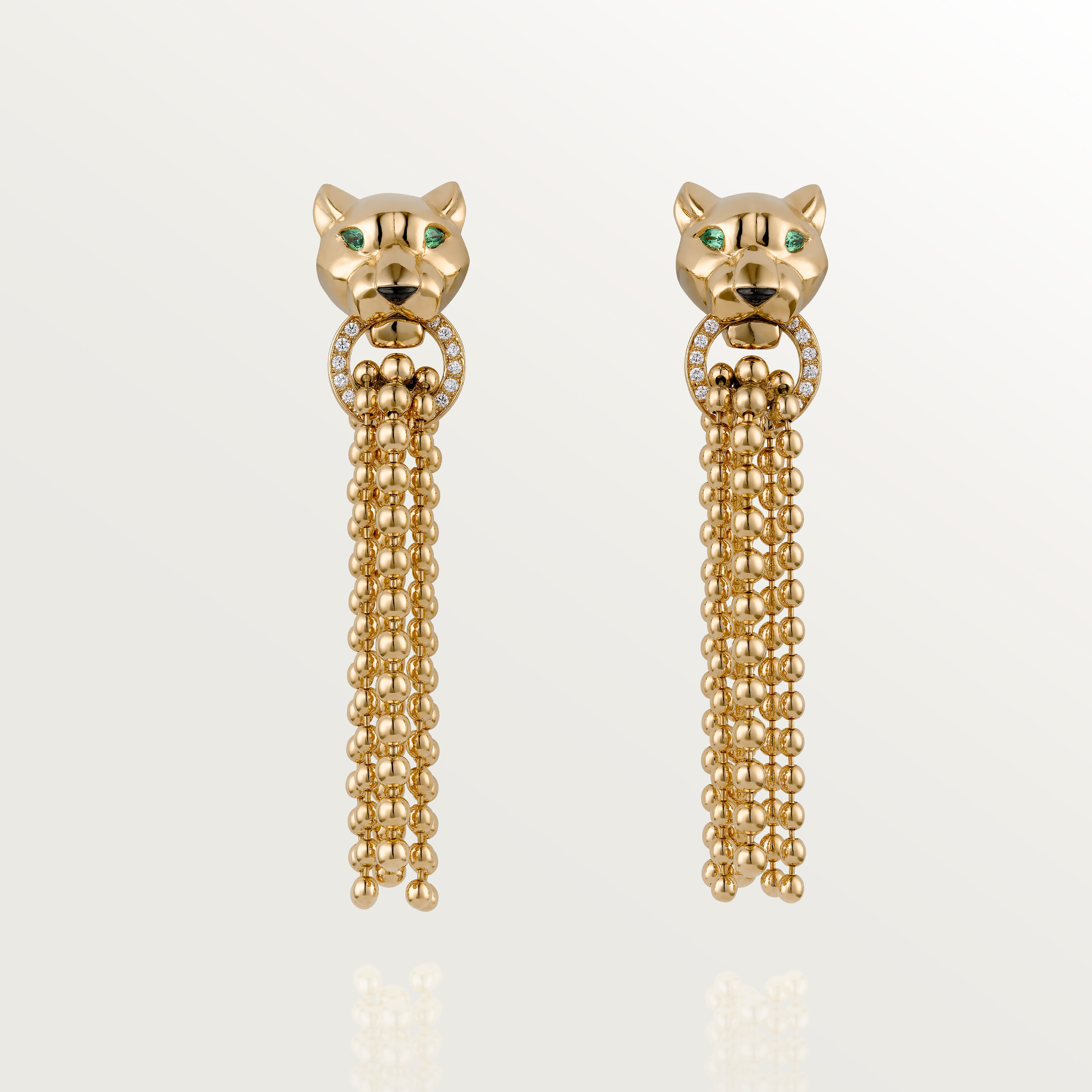 Panth&egrave;re de Cartier earrings, diamonds