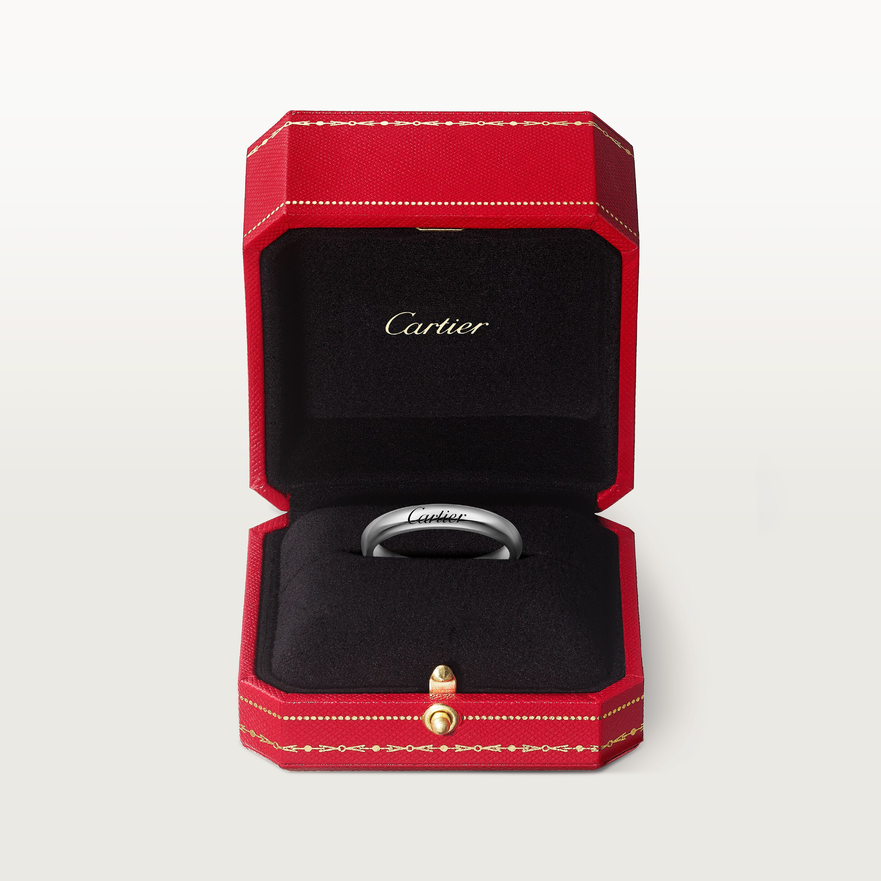 C de Cartier wedding band, 3 mm width, image 6