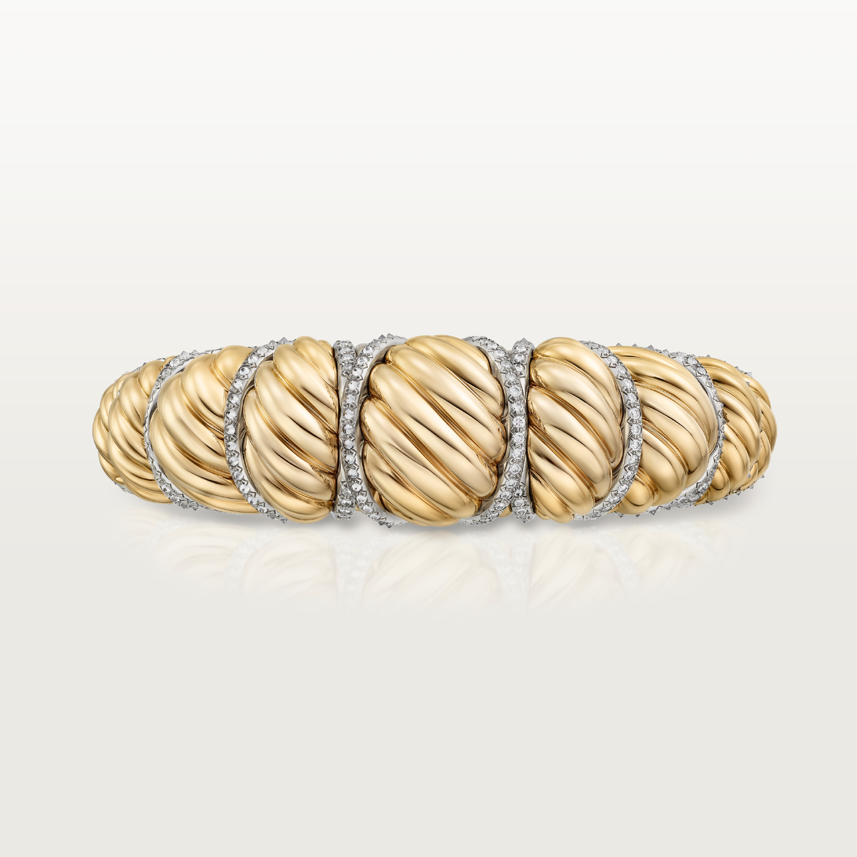 Cartier Libre Tressage bracelet, diamonds, image 6