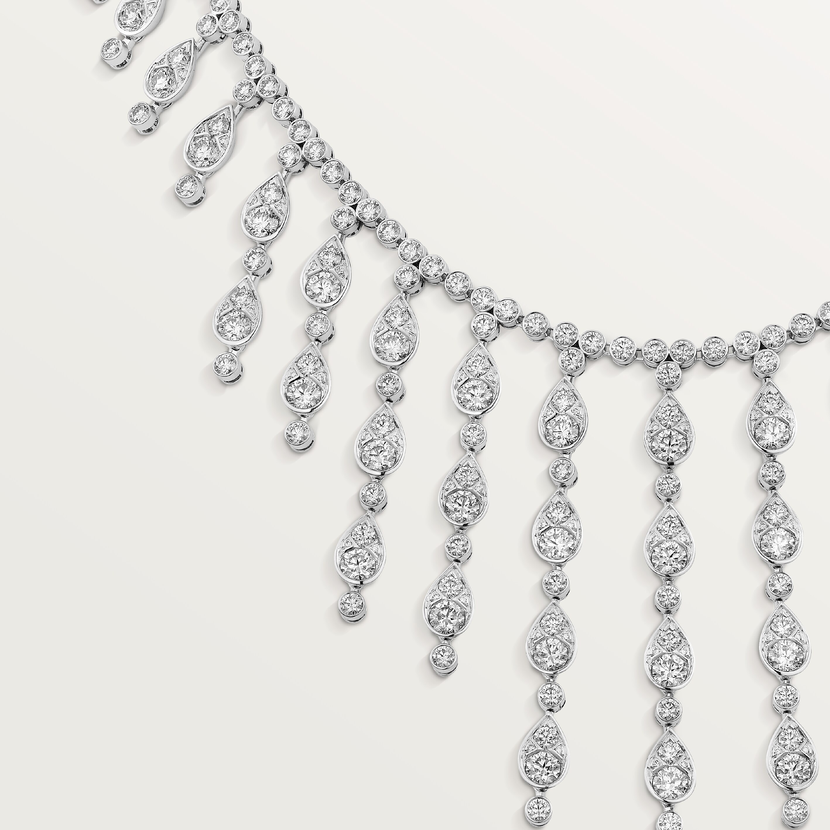 Pluie de Cartier necklace, diamonds