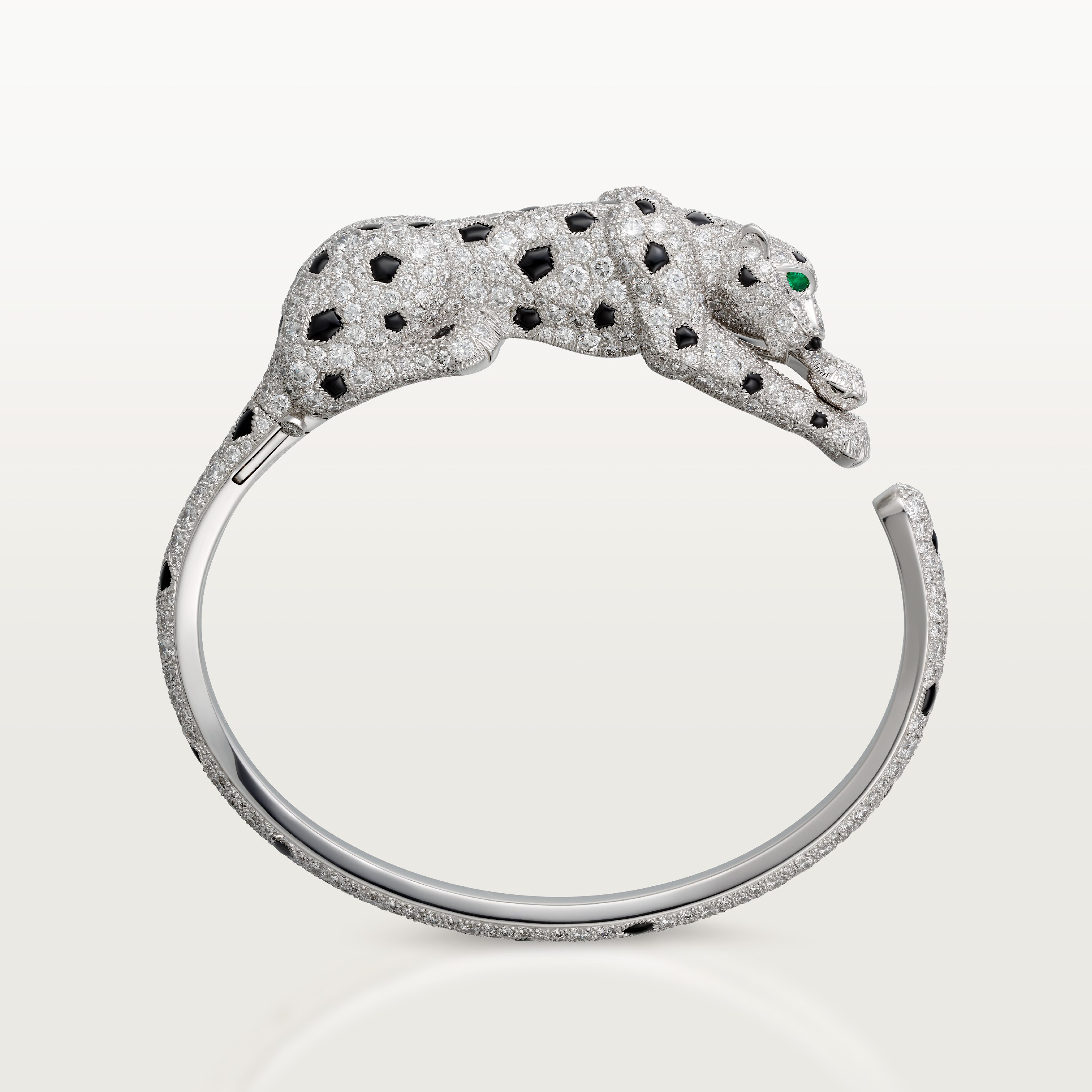 Panth&egrave;re de Cartier bracelet, paved , image 6