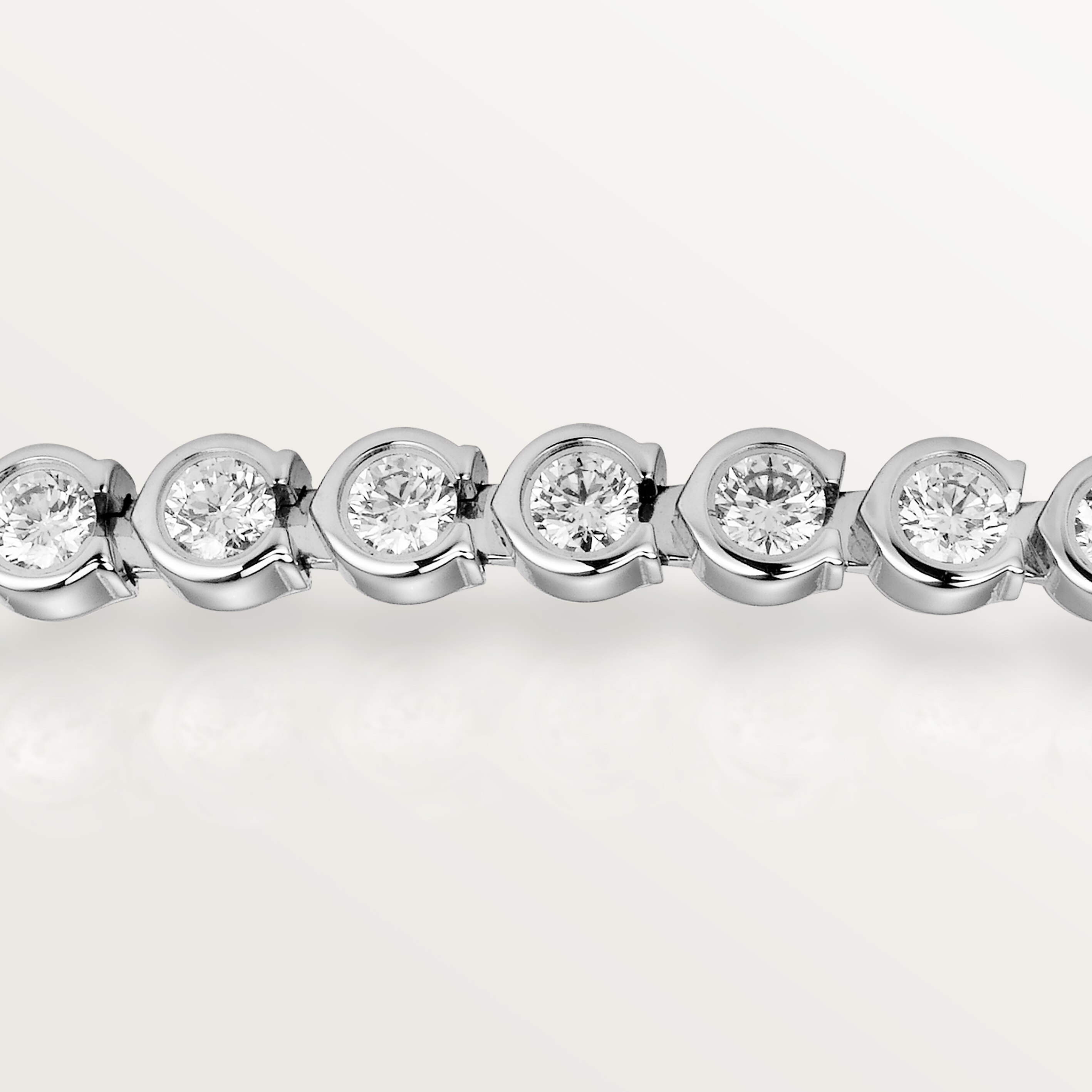 Lignes Essentielles bracelet, brilliant-cut diamonds, image 5