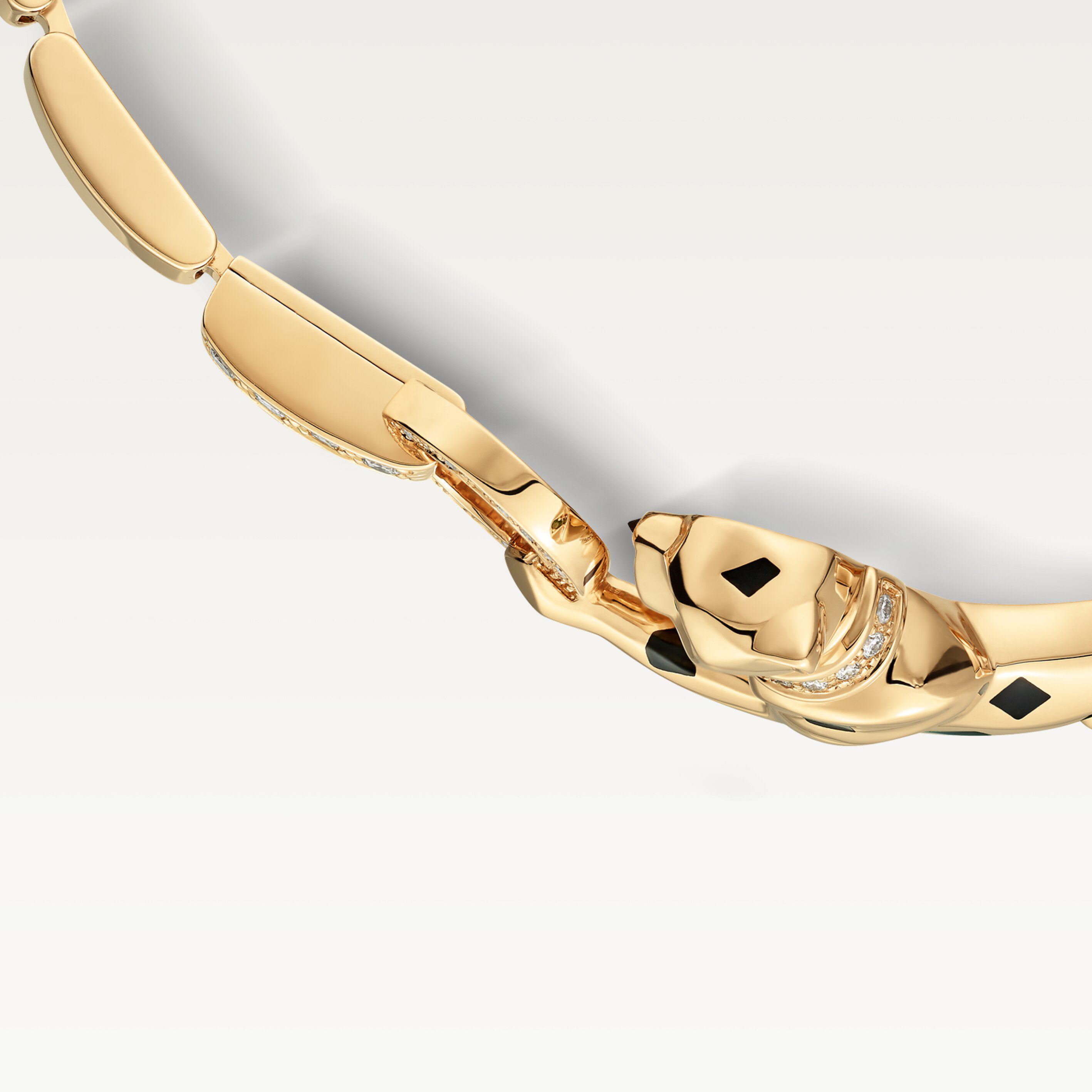 Panth&egrave;re de Cartier bracelet, on chain, diamonds