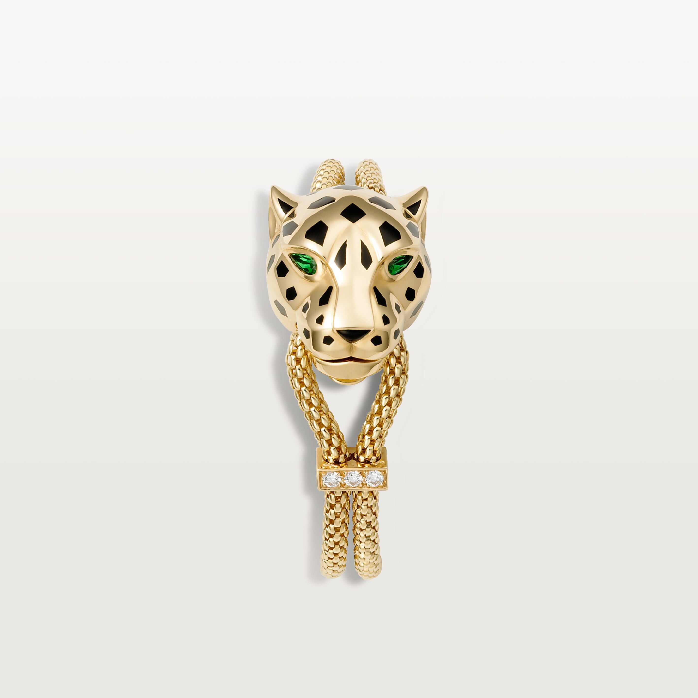 Panth&egrave;re de Cartier bracelet, on chain, diamonds, image 5