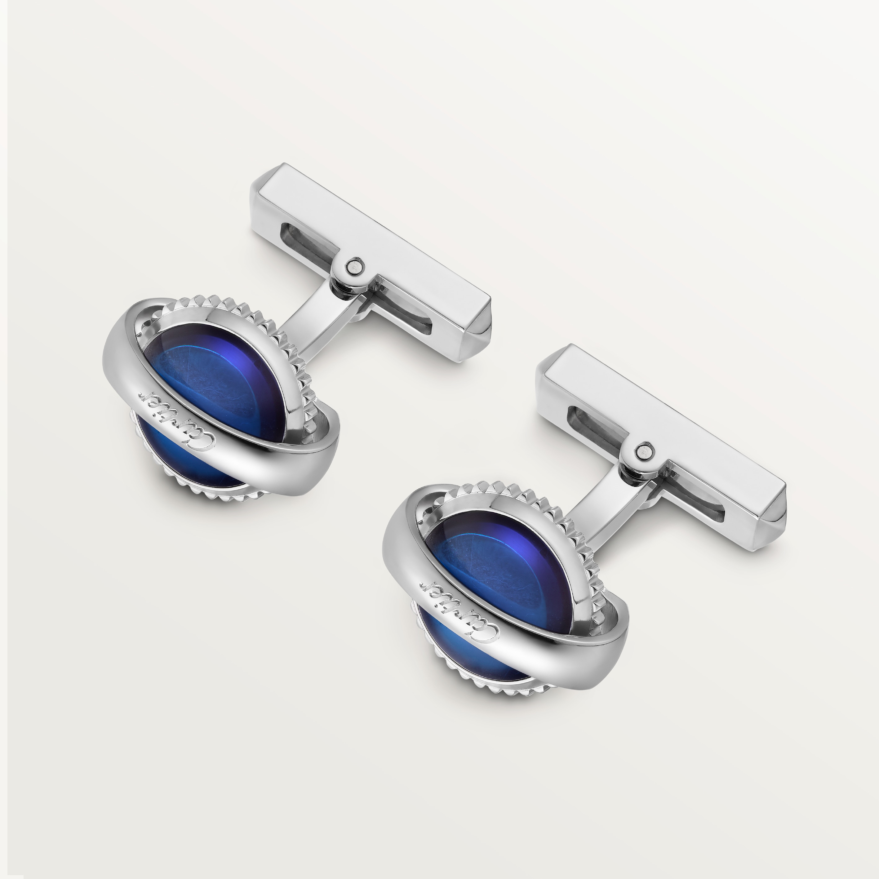 Ballon Bleu de Cartier silver cufflinks
