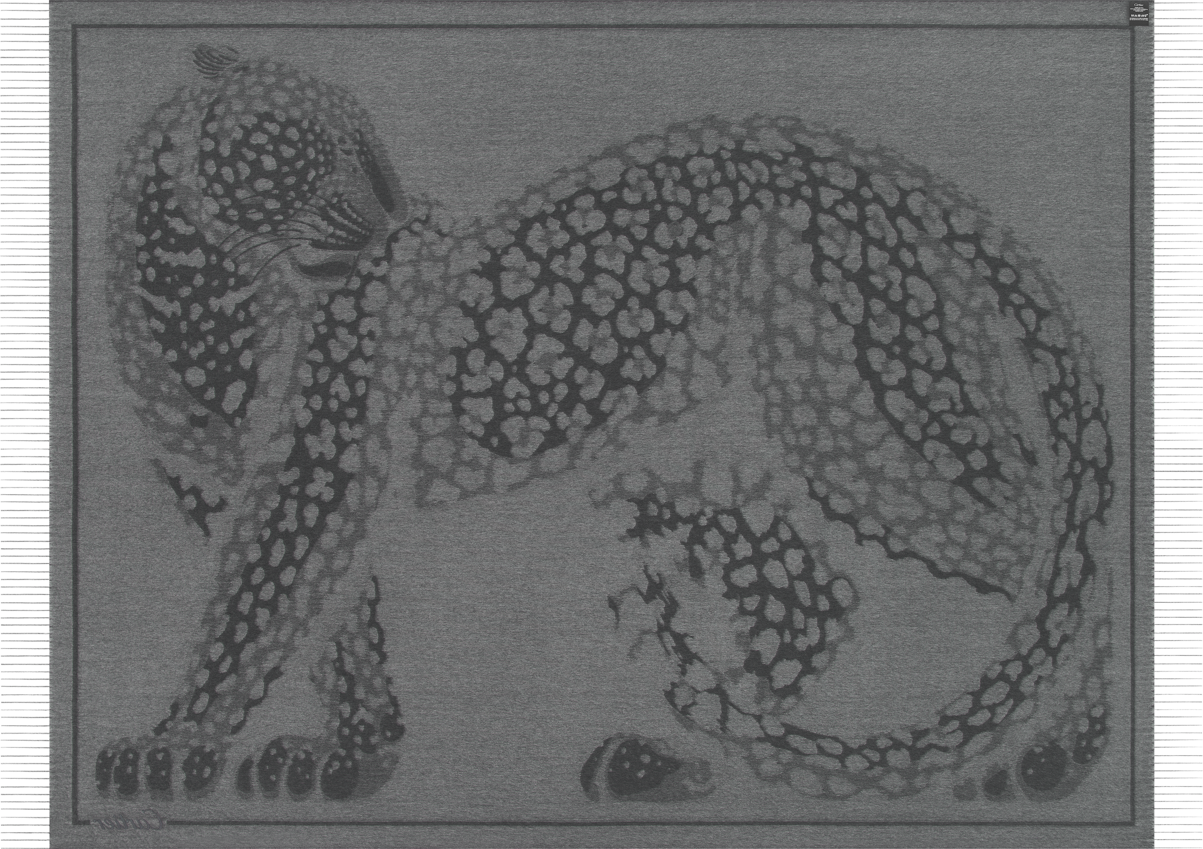 Panth&egrave;re de Cartier blanket