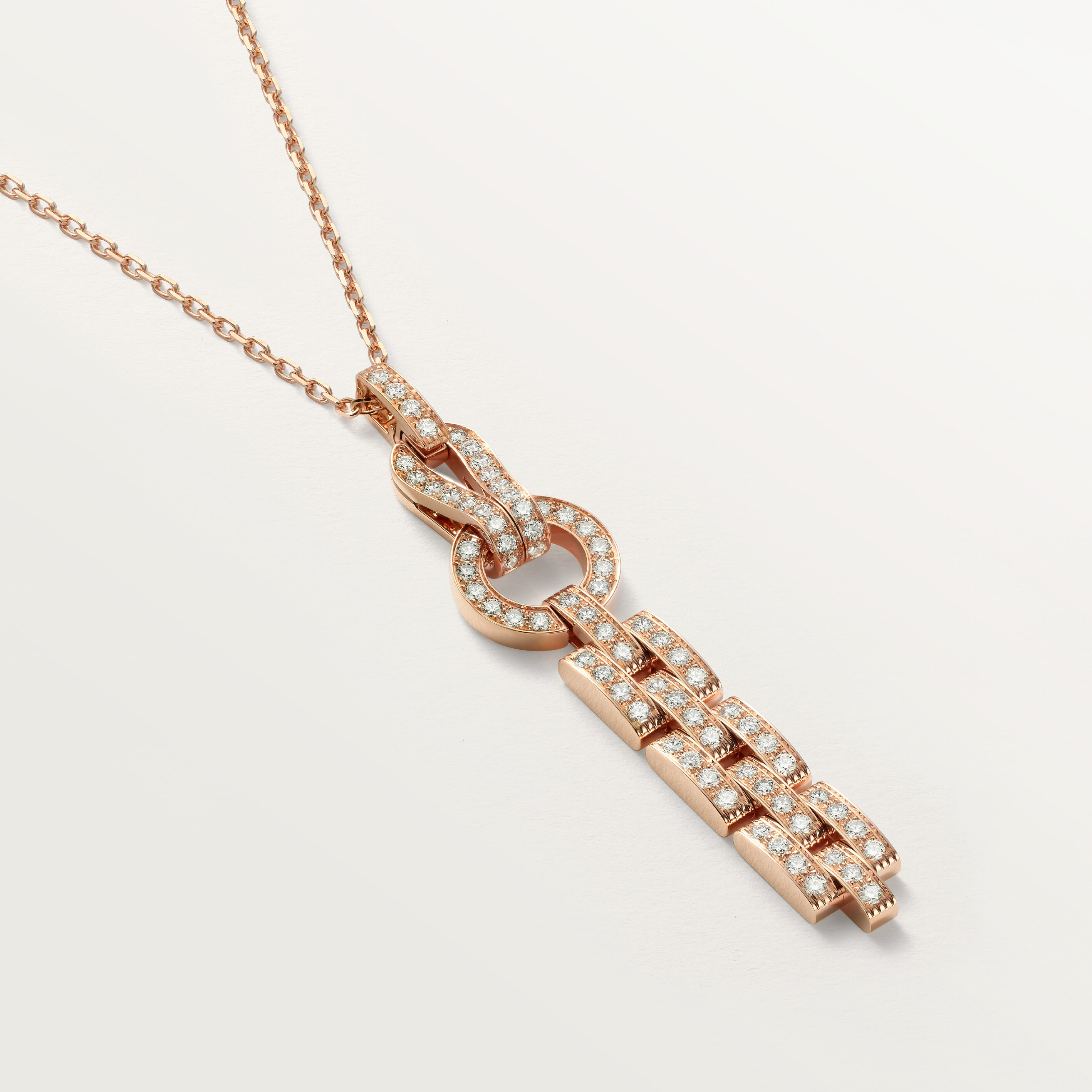 Agrafe pendant, paved 