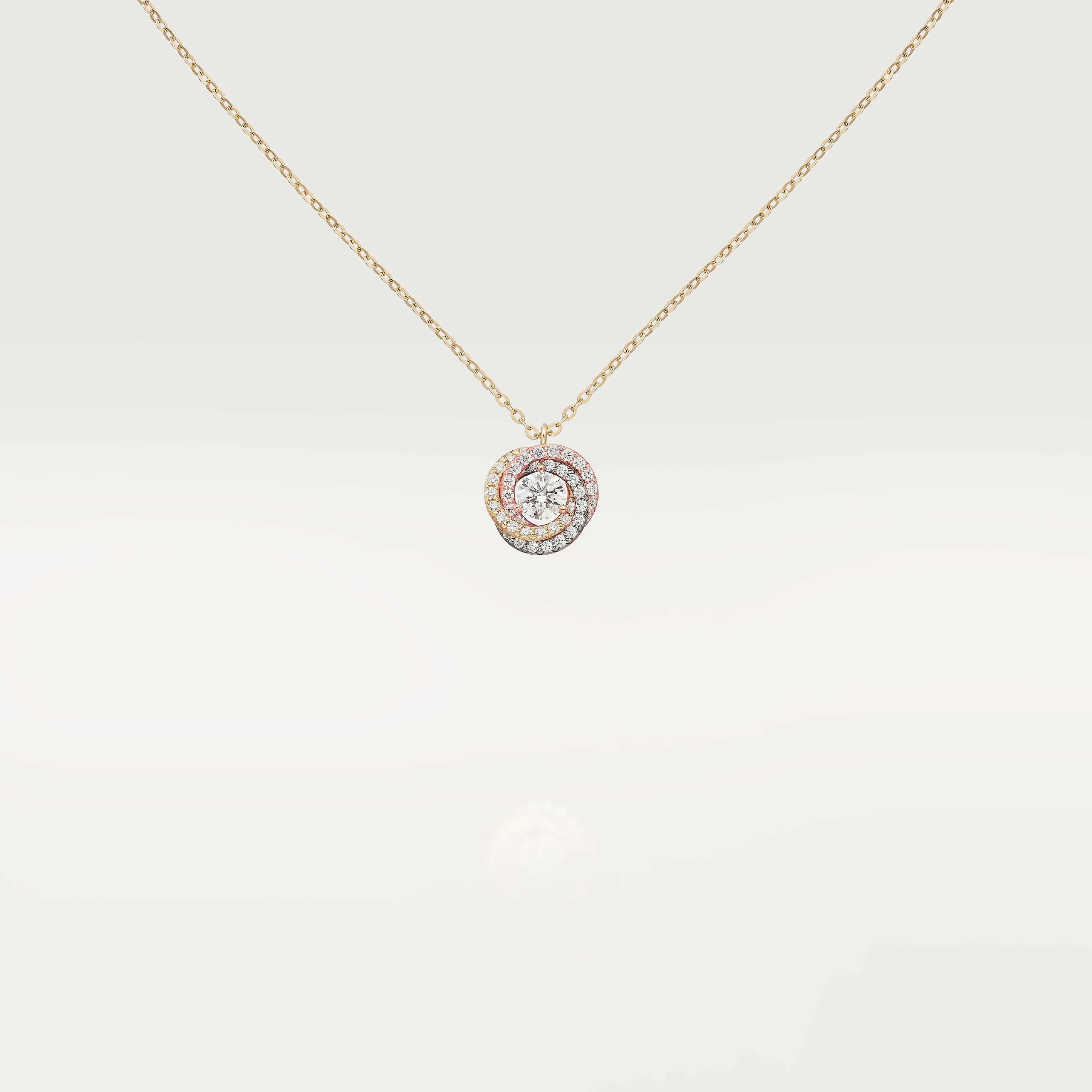 Trinity pendant, 1 diamond, paved, image 9