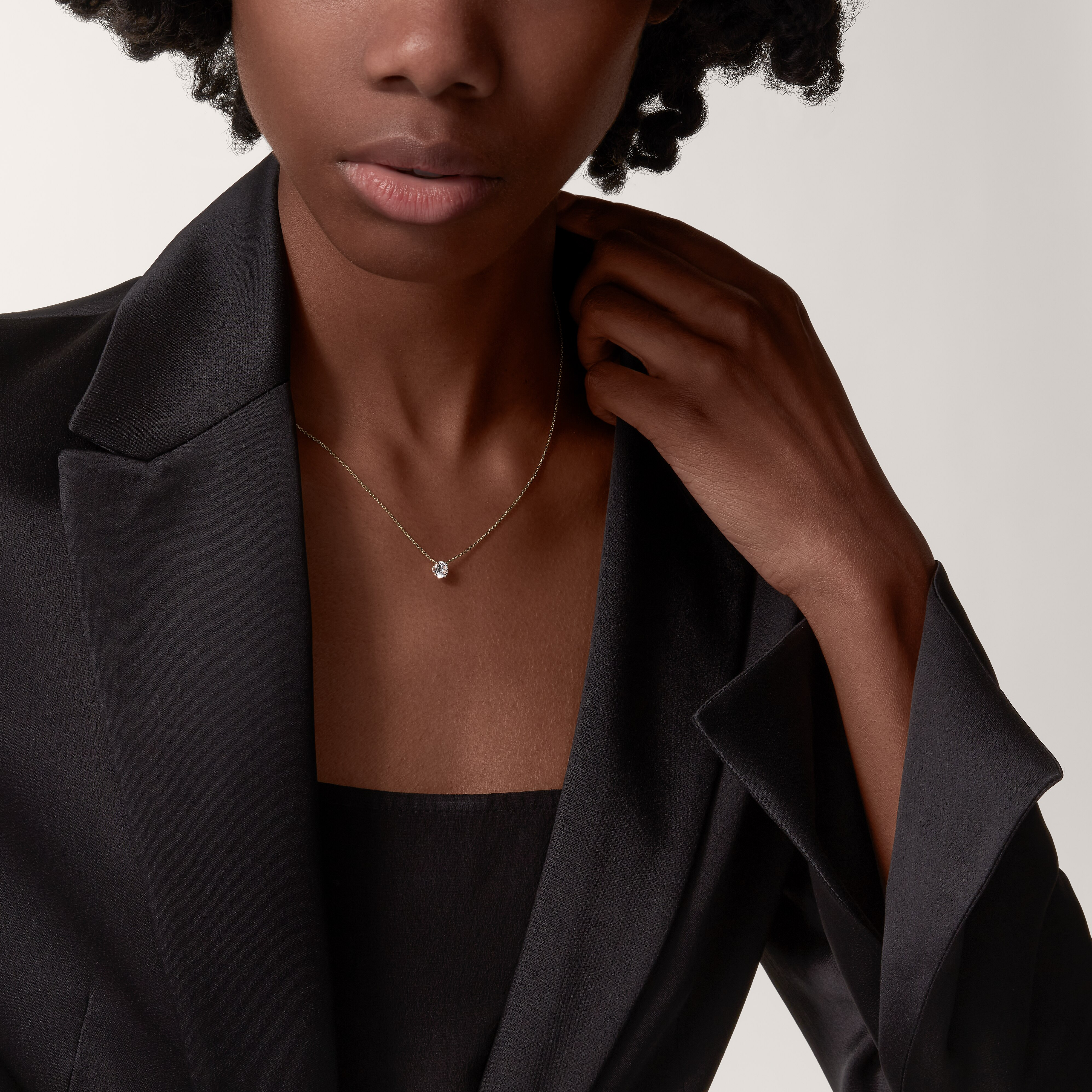 1895 pendant, brilliant-cut diamond