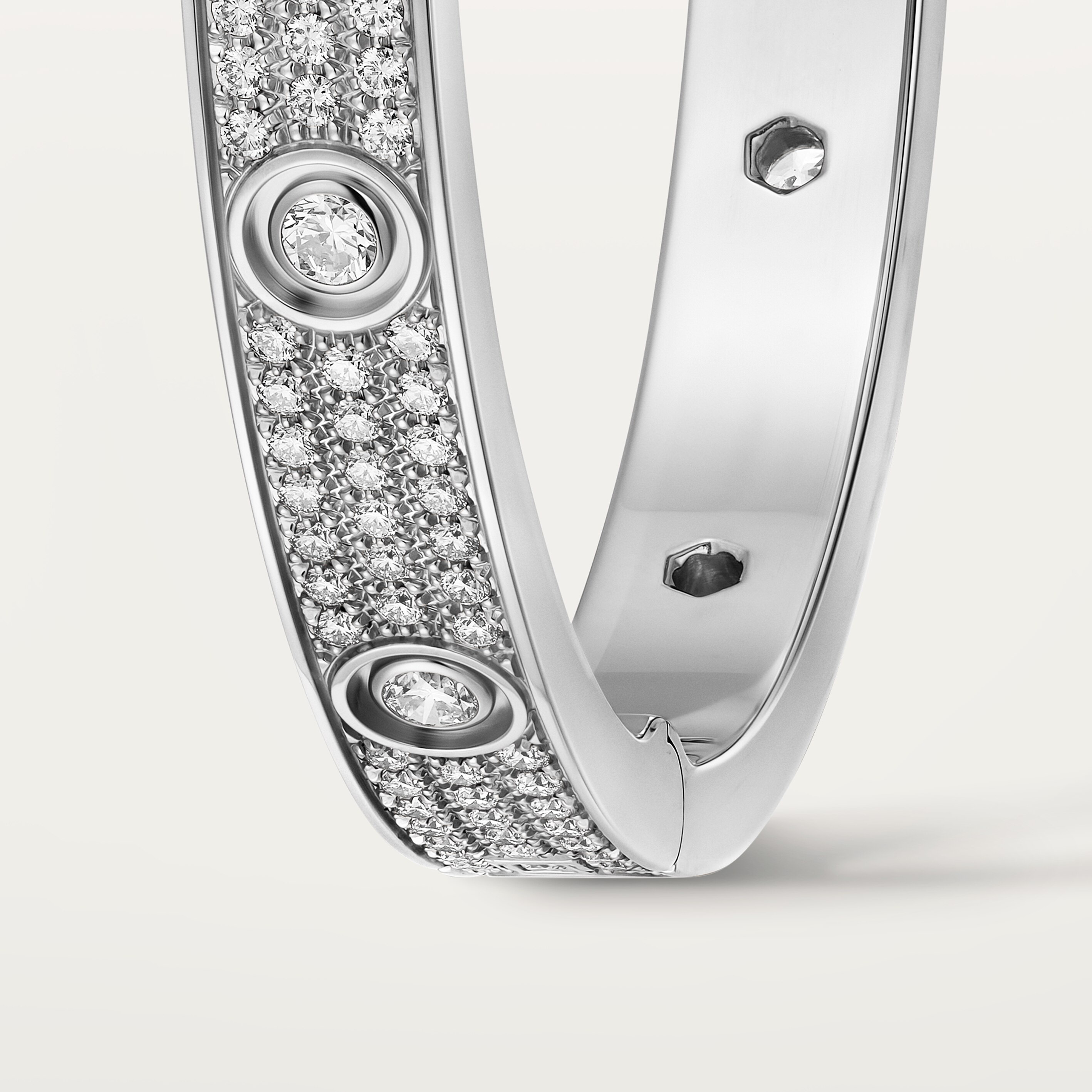 #LOVE# bracelet, classic model, paved, 12 diamonds, image 5