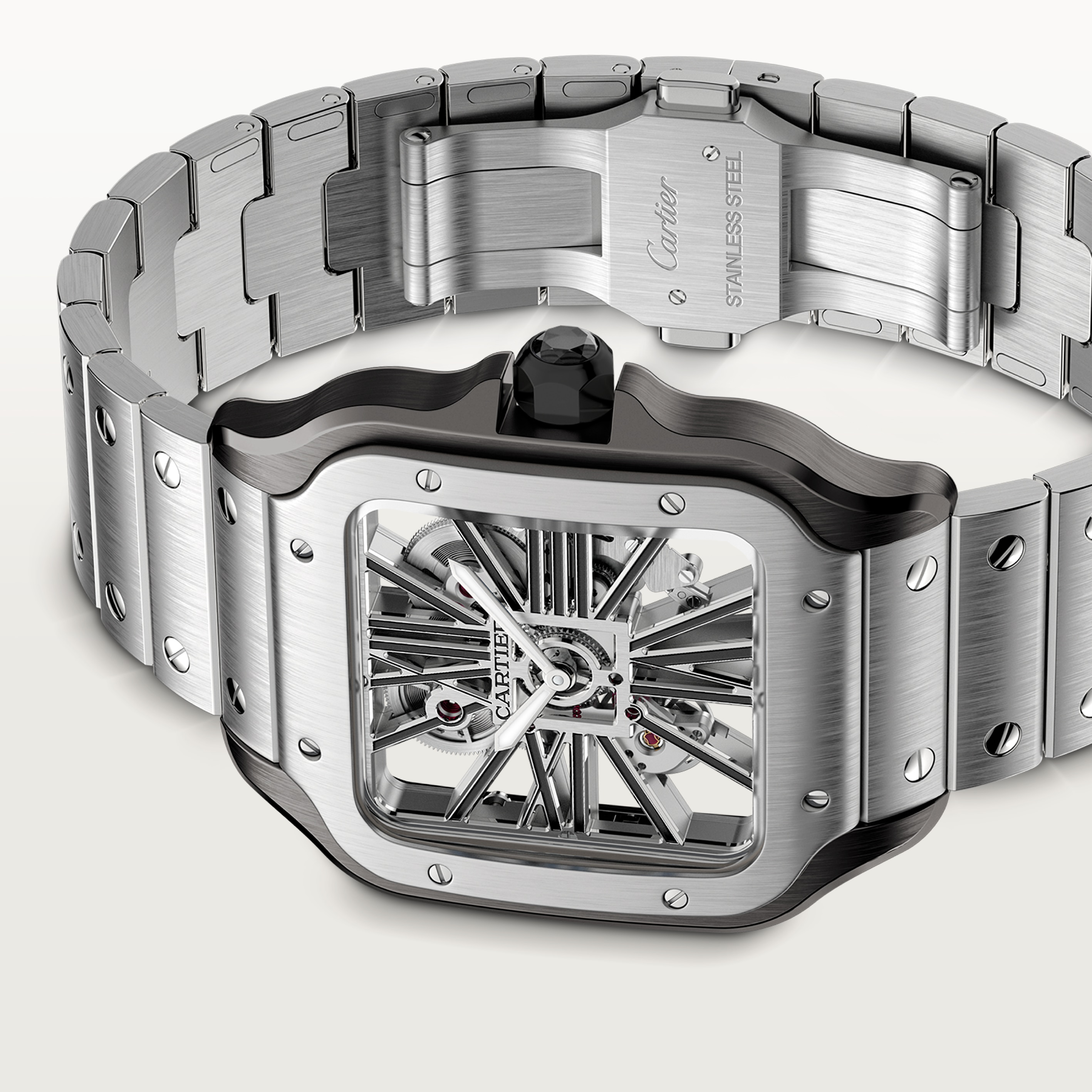 Santos de Cartier skeleton watch, image 7