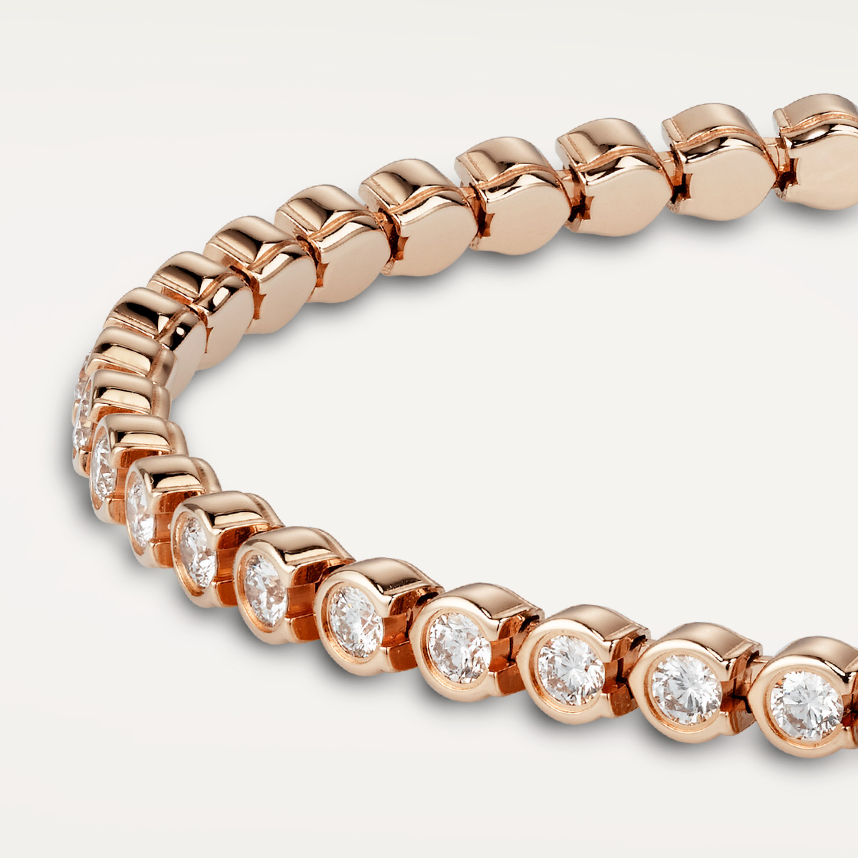 Lignes Essentielles bracelet, brilliant-cut diamonds, image 6